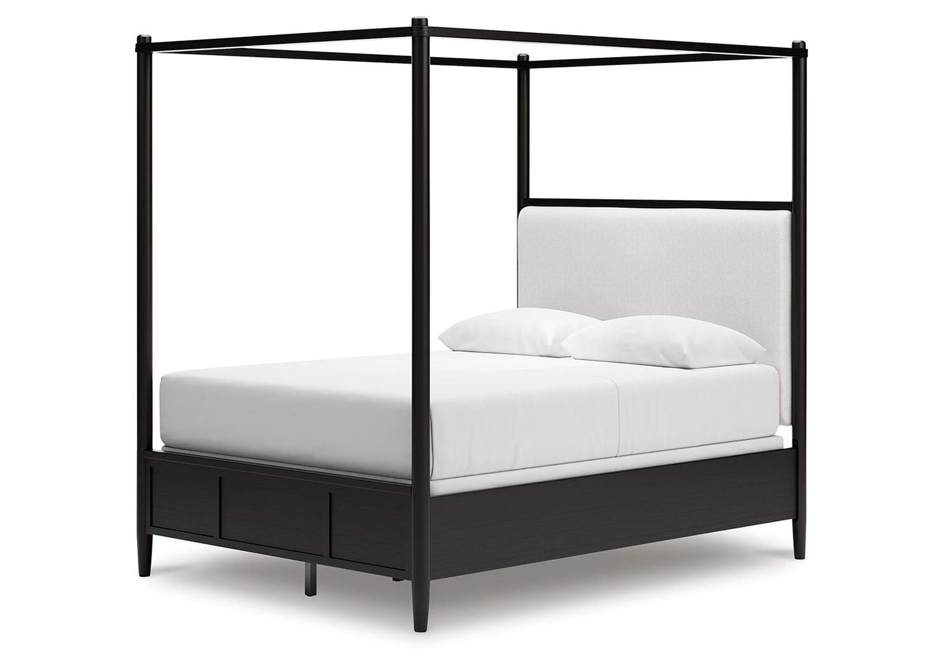 Portdown Queen Upholstered Canopy Bed image 4