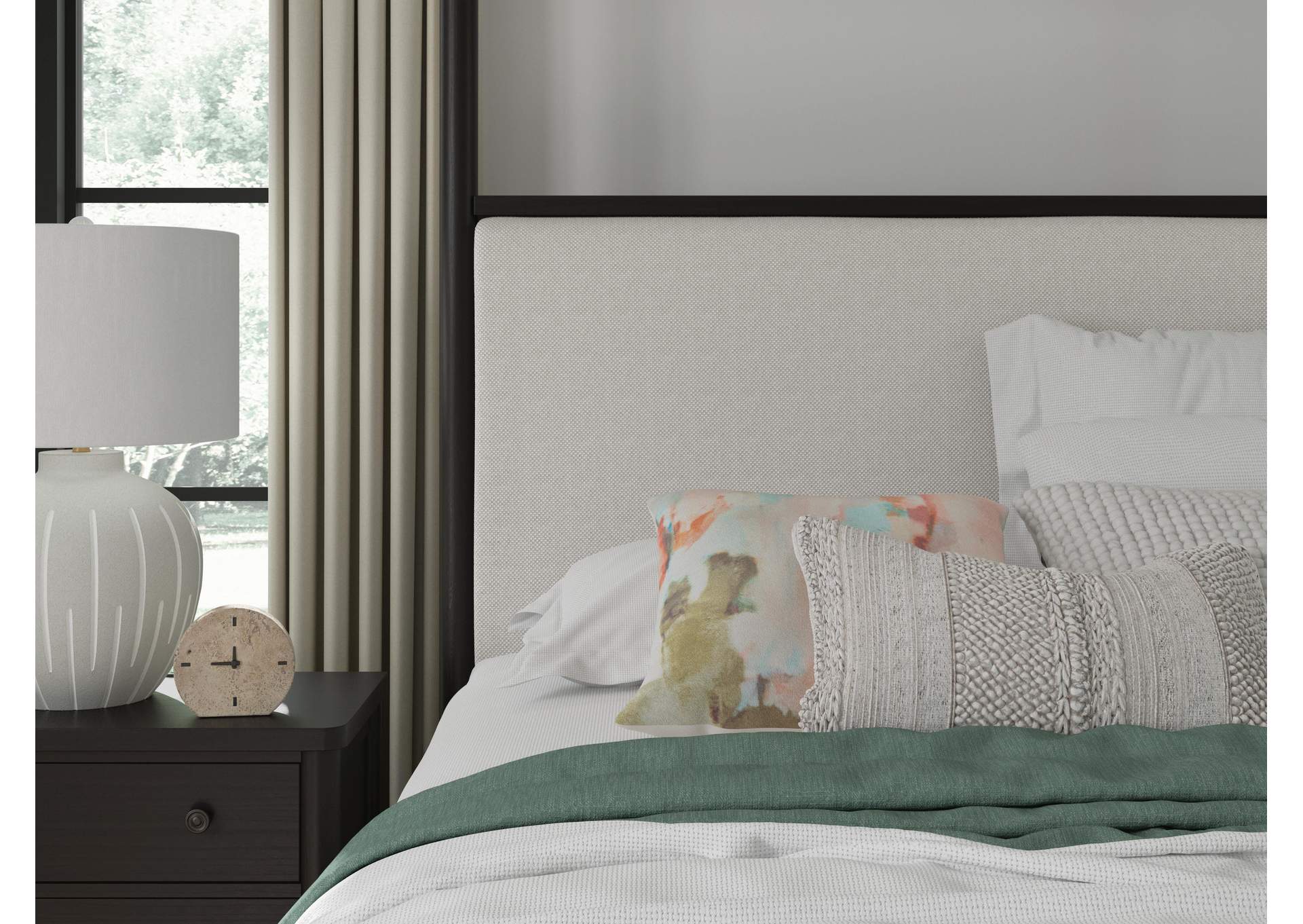 Portdown Queen Upholstered Canopy Bed image 11