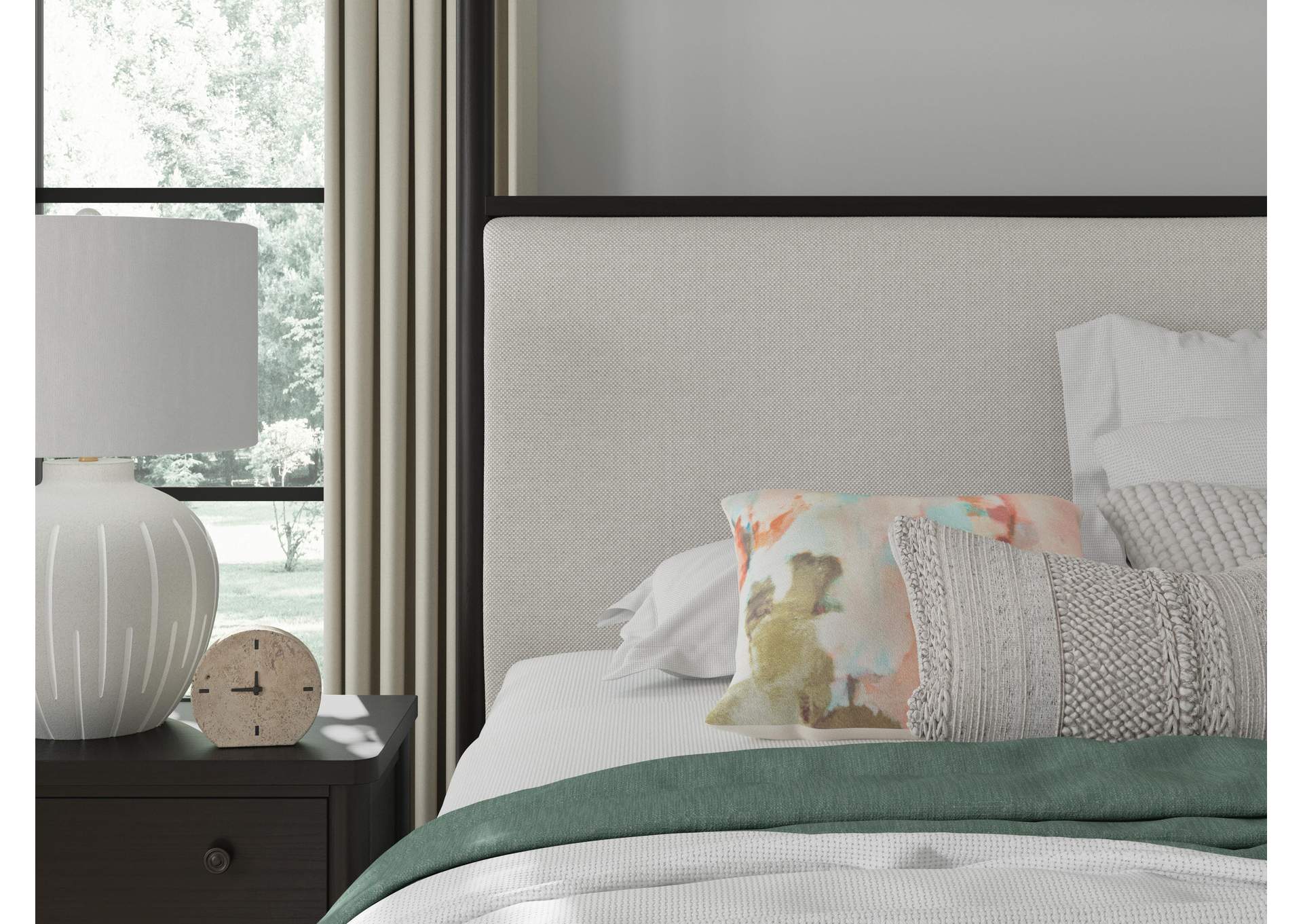 Portdown King Upholstered Canopy Bed image 11