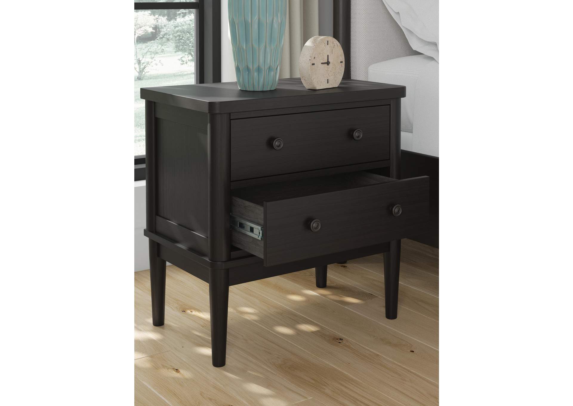 Portdown King Upholstered Panel Storage Bed, Dresser, Mirror, Chest and Nightstand image 21