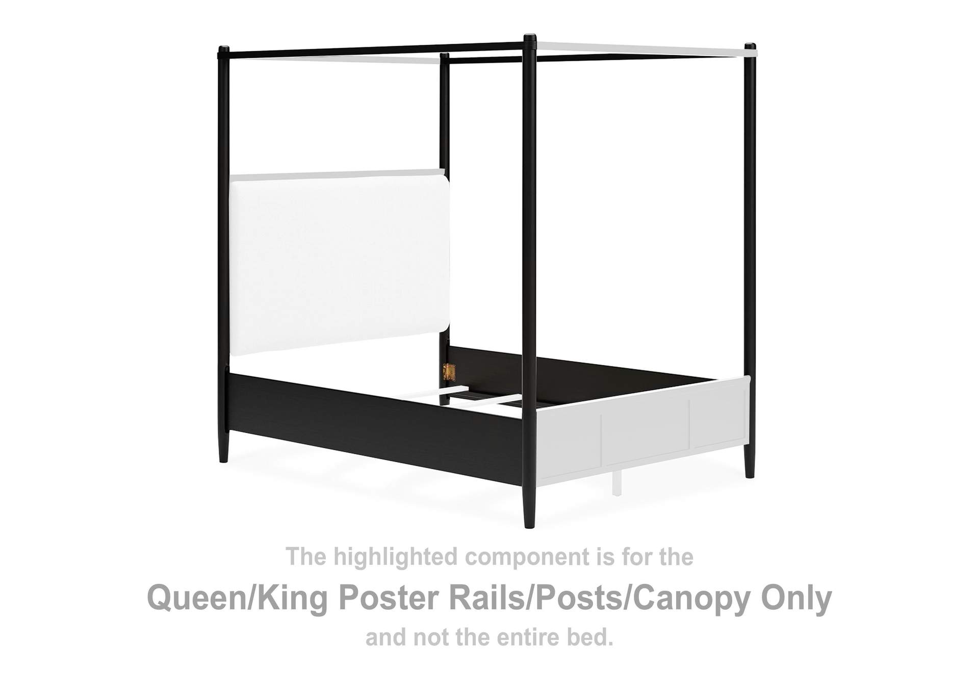 Portdown Queen Upholstered Canopy Bed image 14