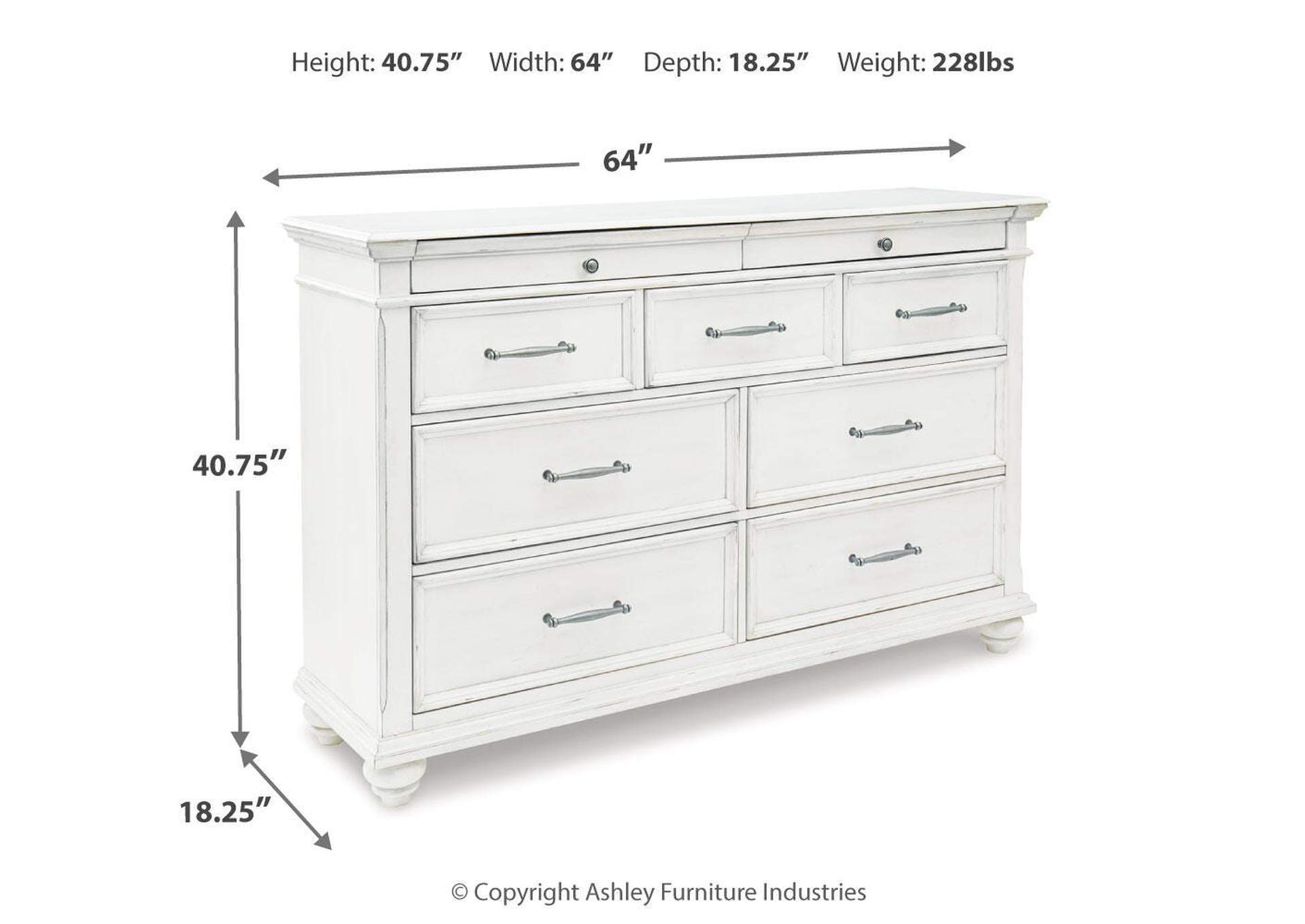 Kanwyn Queen Panel Bed with Dresser image 18