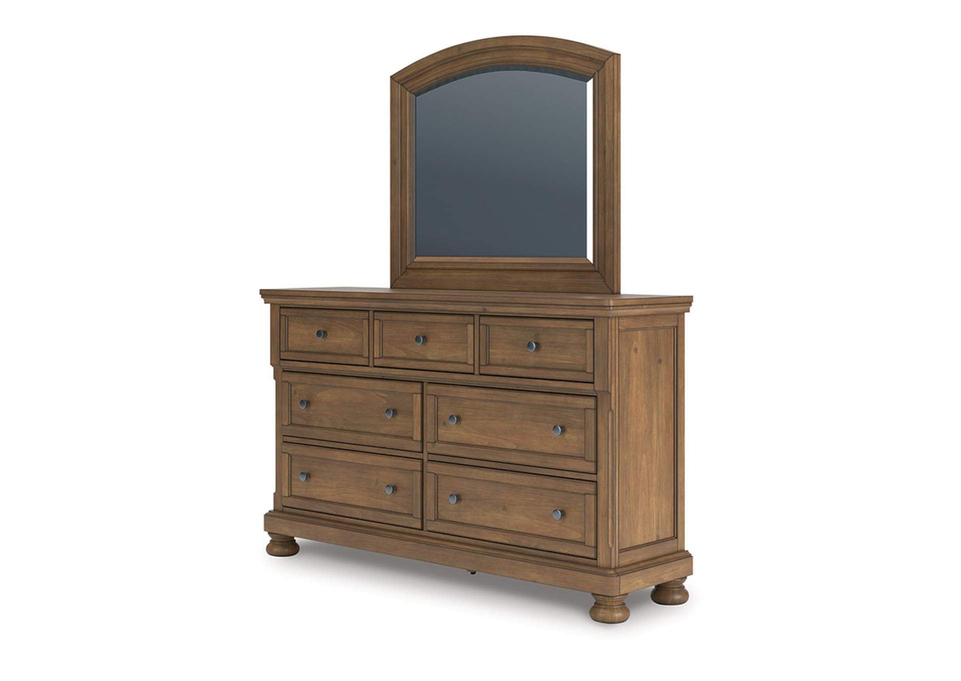 Vandenmore Queen Panel Bed with Mirrored Dresser and Chest image 24