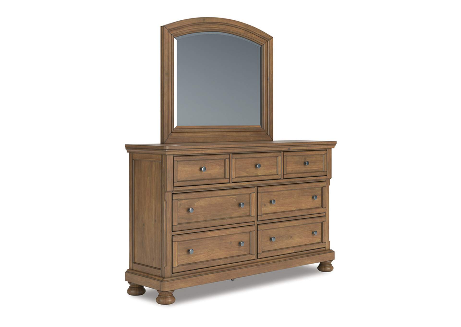 Vandenmore Queen Panel Bed with Mirrored Dresser and Chest image 29
