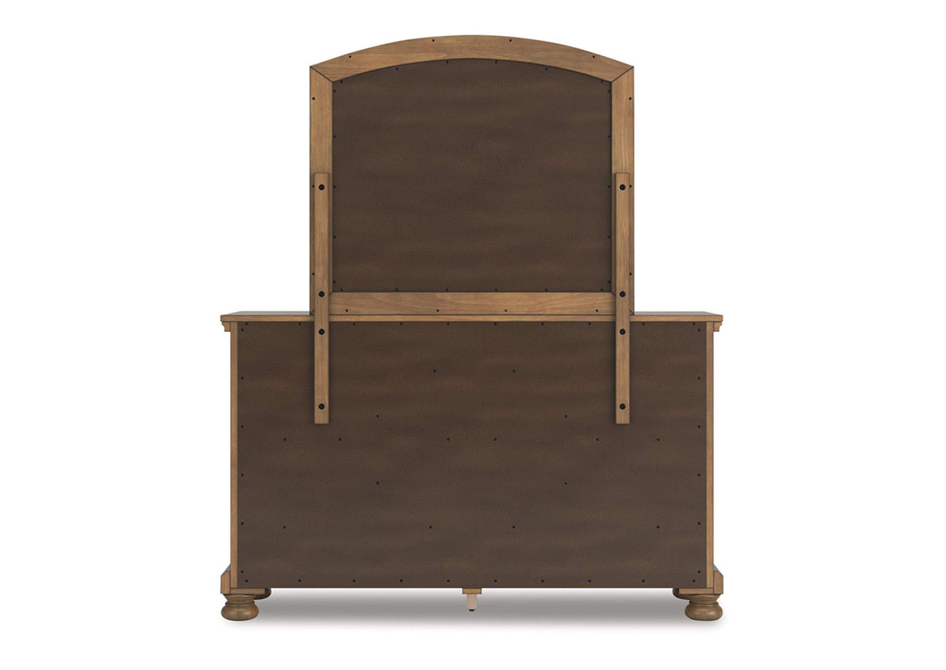 Vandenmore Queen Panel Bed with Mirrored Dresser and Chest image 26