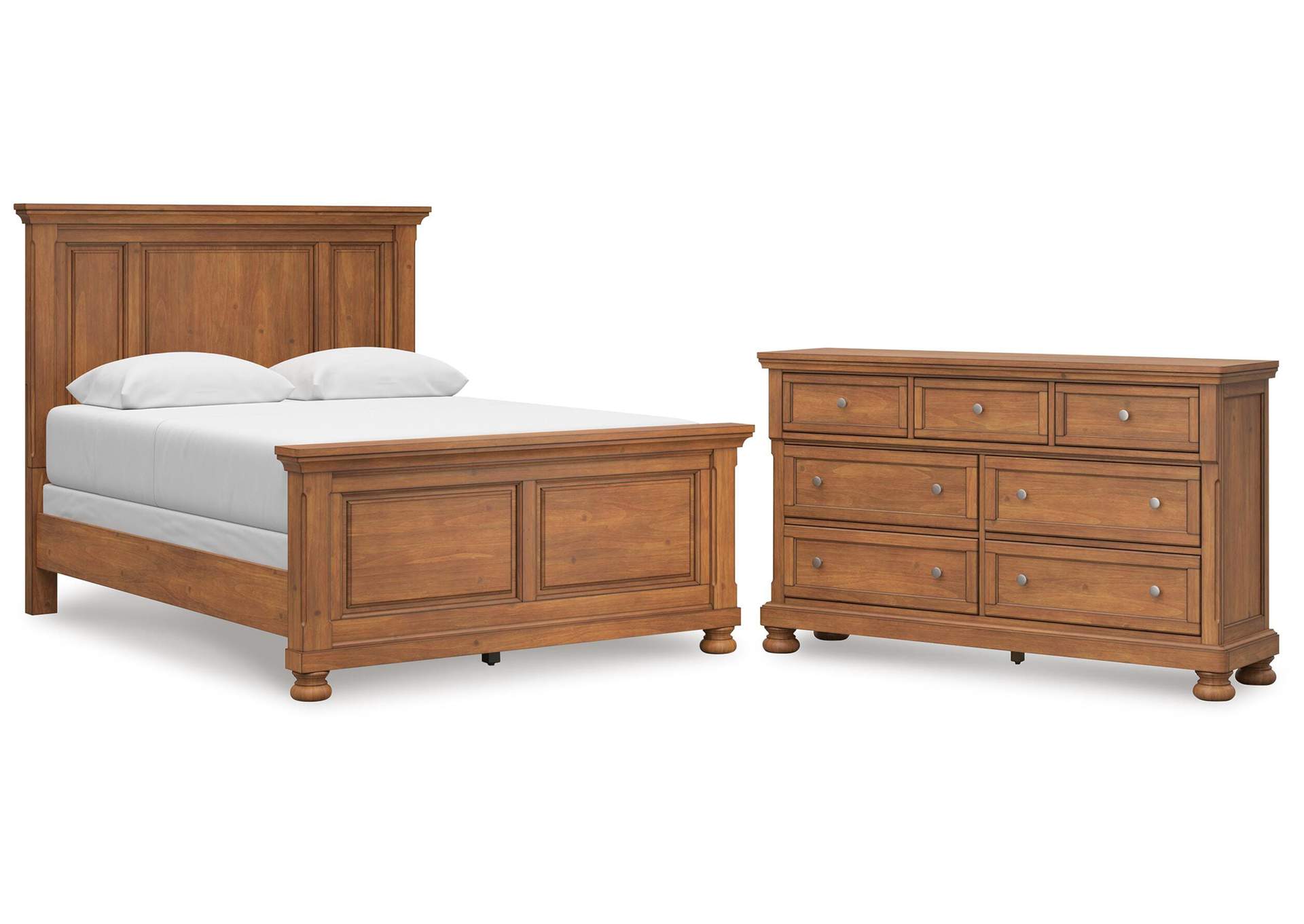 Vandenmore Queen Panel Bed with Dresser image 1