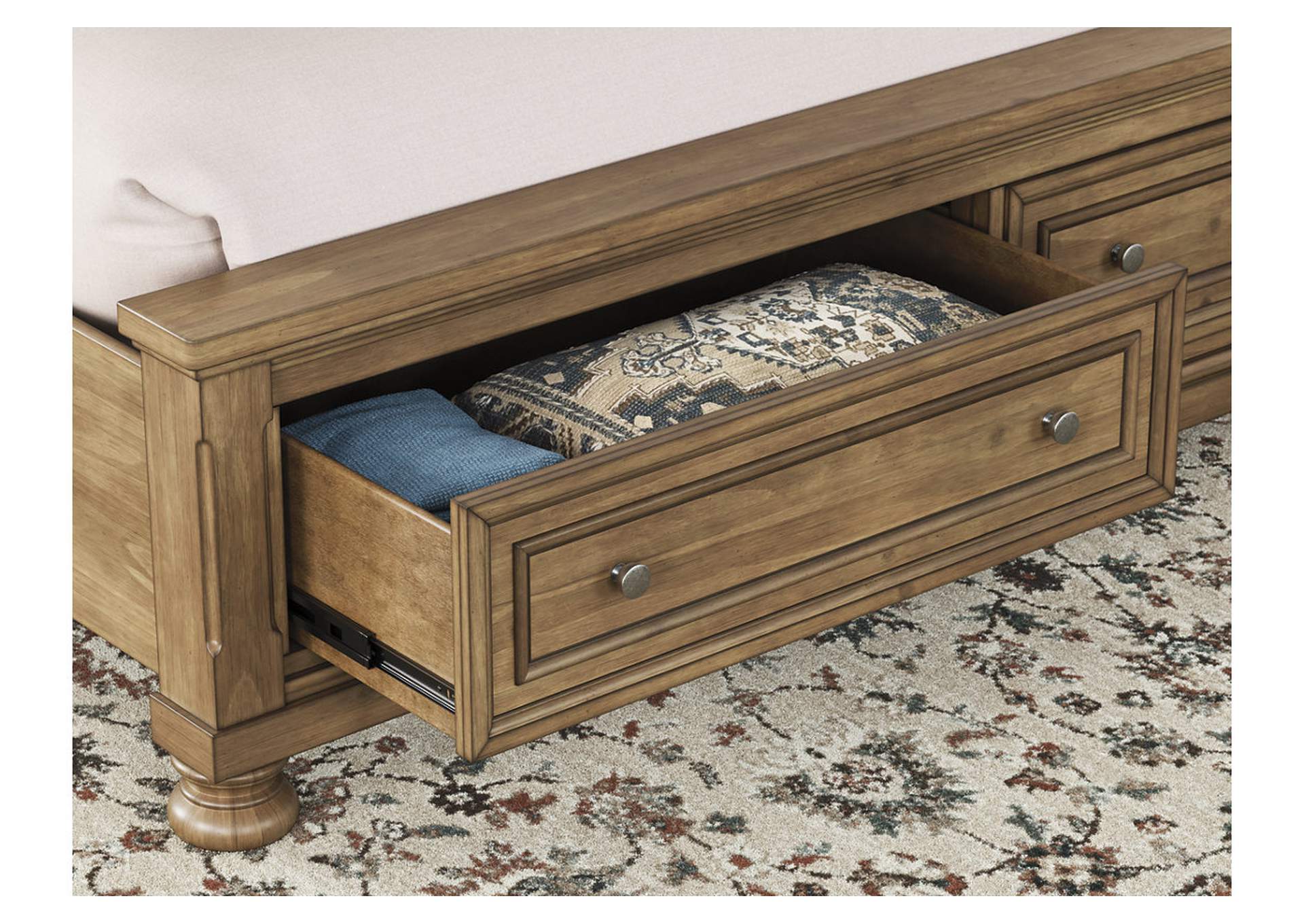 Feddinger King Storage Sleigh Bed image 12