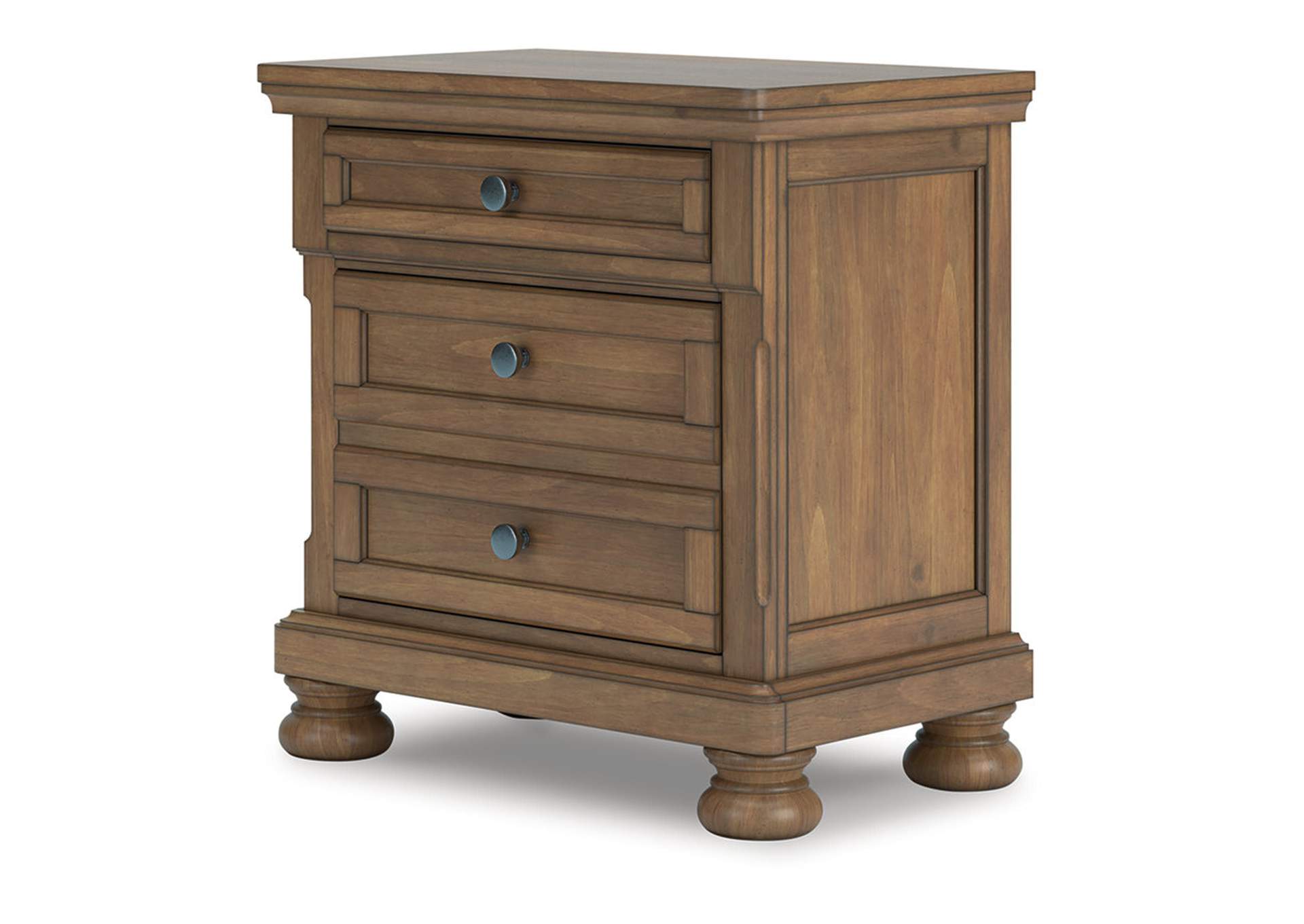 Vandenmore California King Storage Sleigh Bed with Mirrored Dresser, Chest and Nightstand image 12