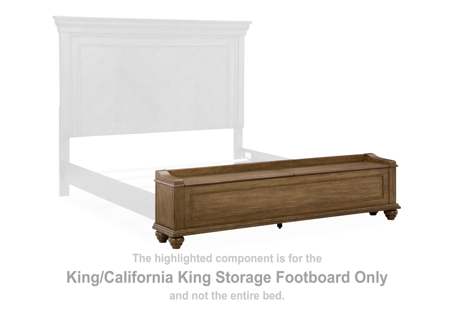 Karallin California King Panel Storage Bed image 1