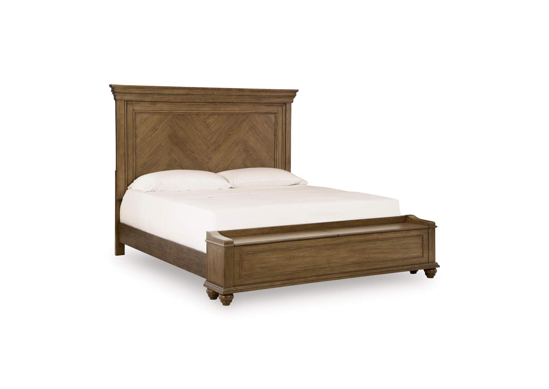 Karallin Queen Panel Storage Bed, Dresser and Mirror image 4