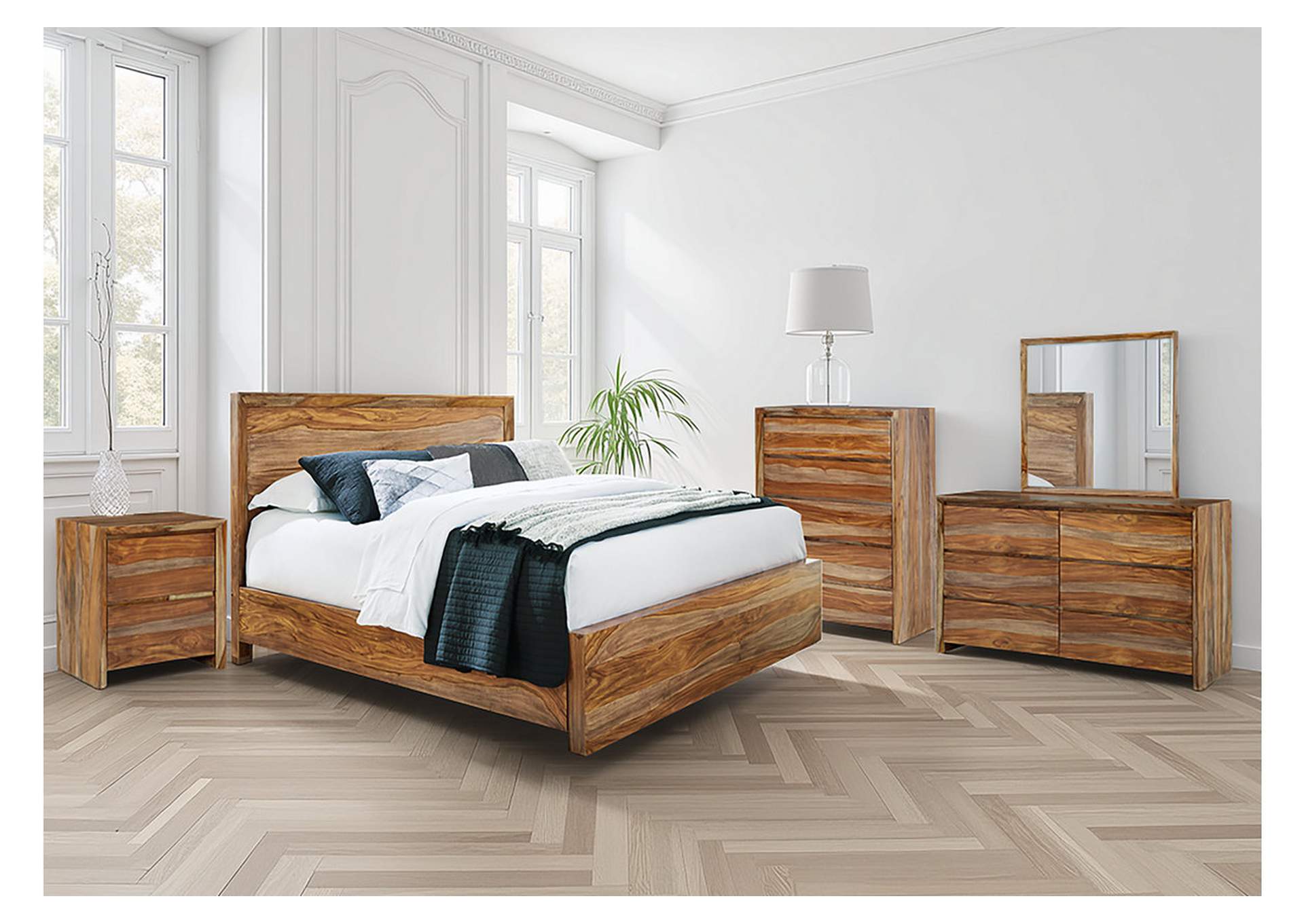 Dressonni Queen Panel Bed image 2