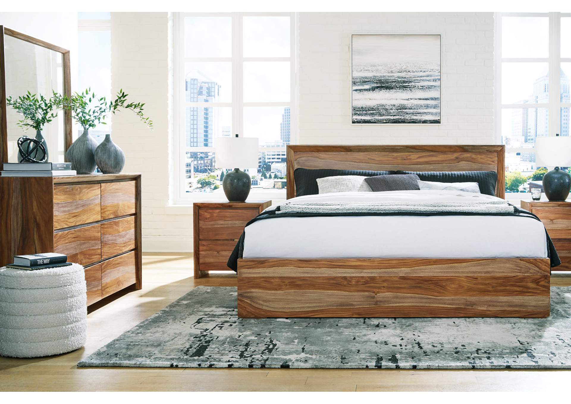 Dressonni Queen Panel Bed image 7
