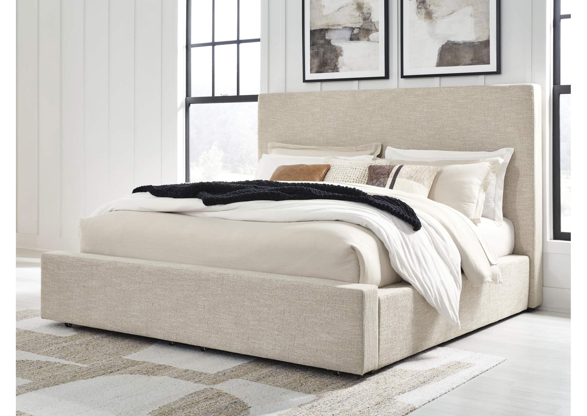 Kristiland Queen Upholstered Storage Bed image 12