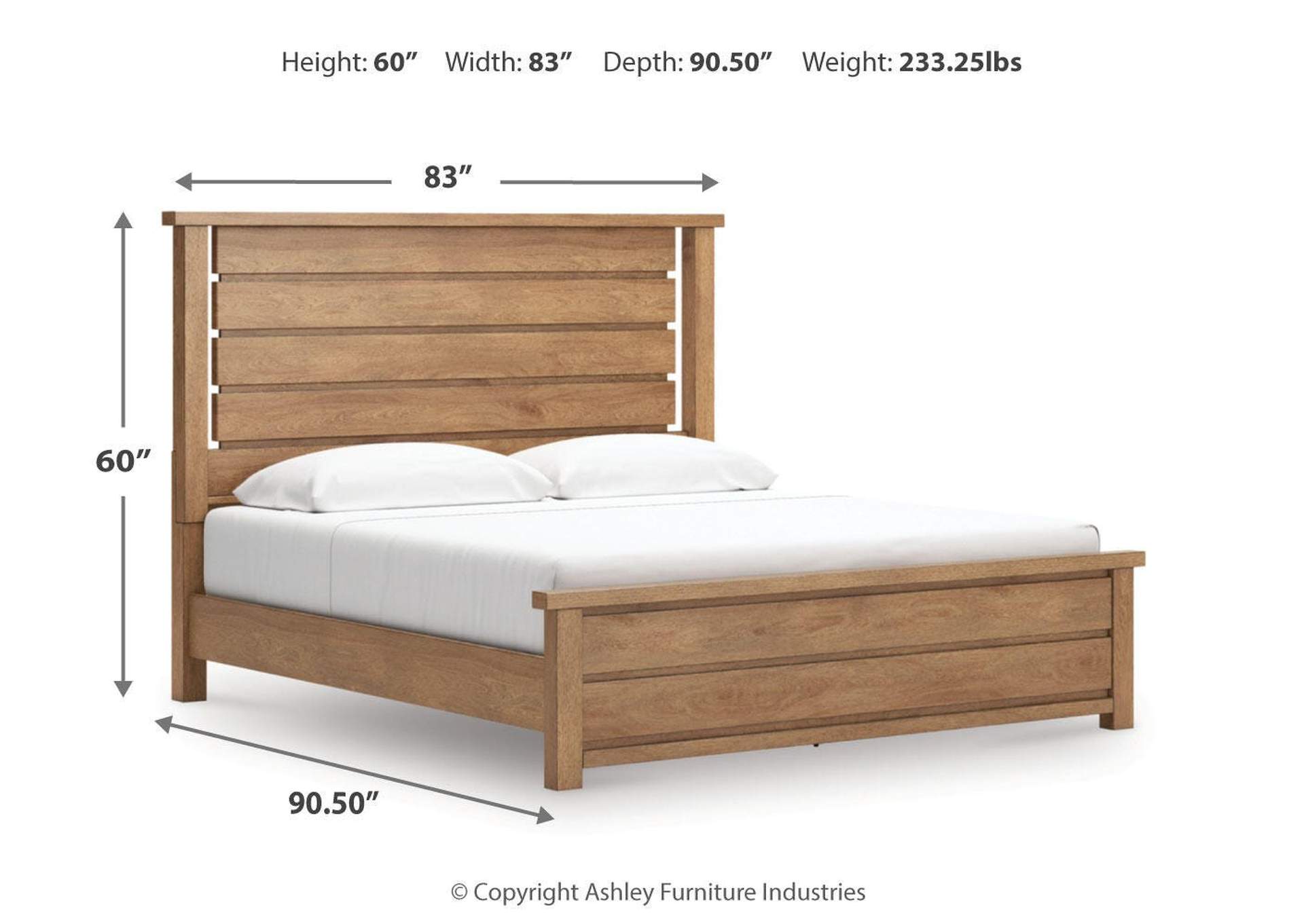 Kristiland California King Panel Bed image 5