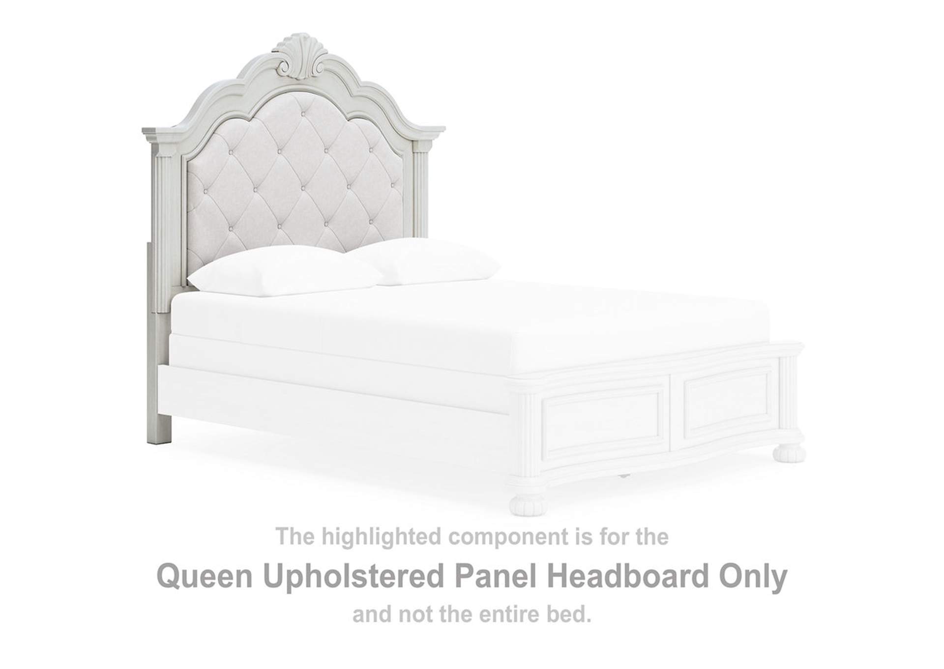 Montelaine Queen Upholstered Panel Bed image 9