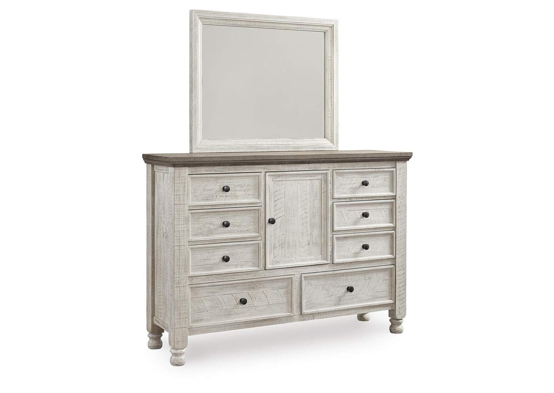 Havalance King Panel Storage Bed, Dresser and Mirror image 3