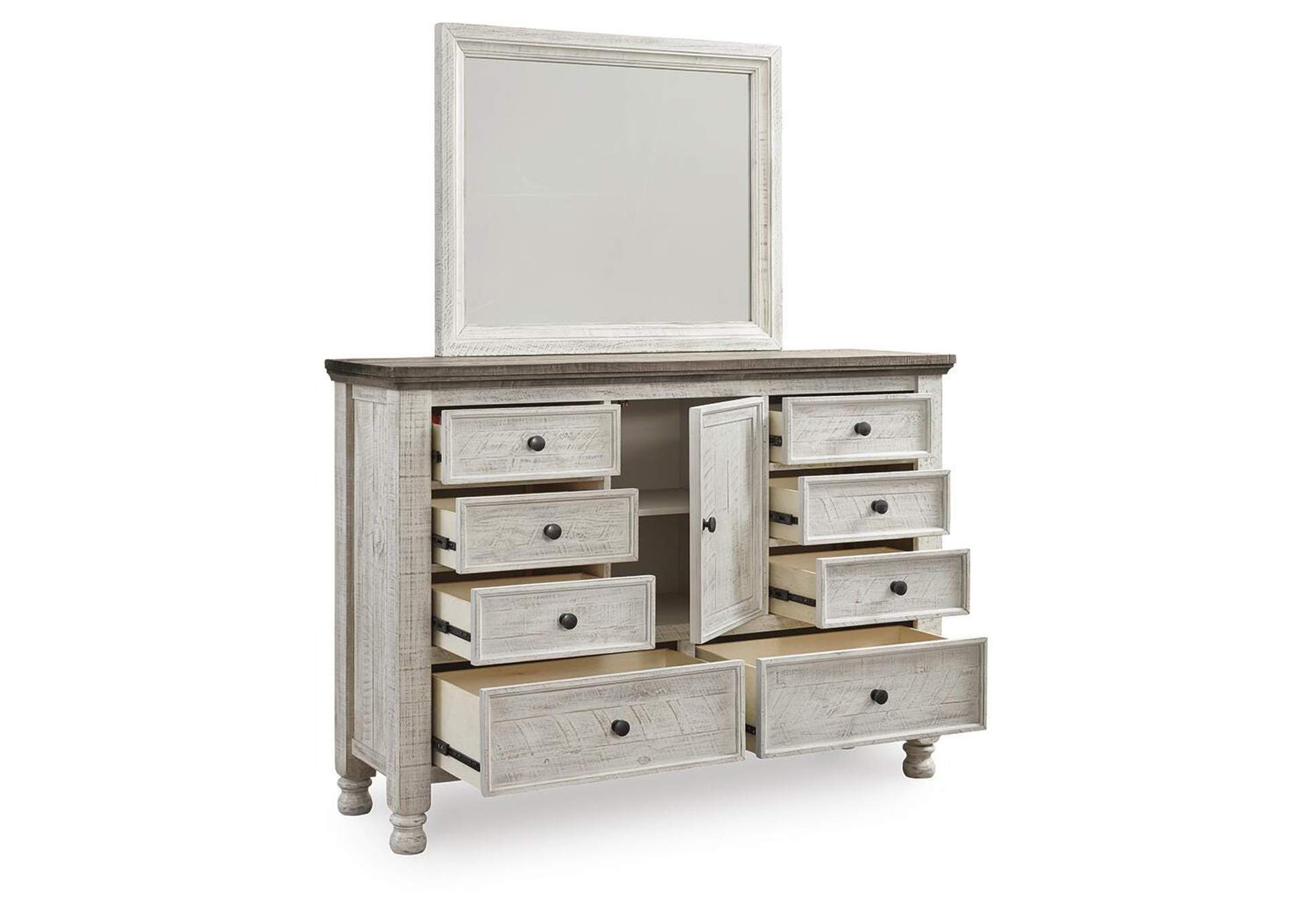 Havalance King Panel Storage Bed, Dresser and Mirror image 4