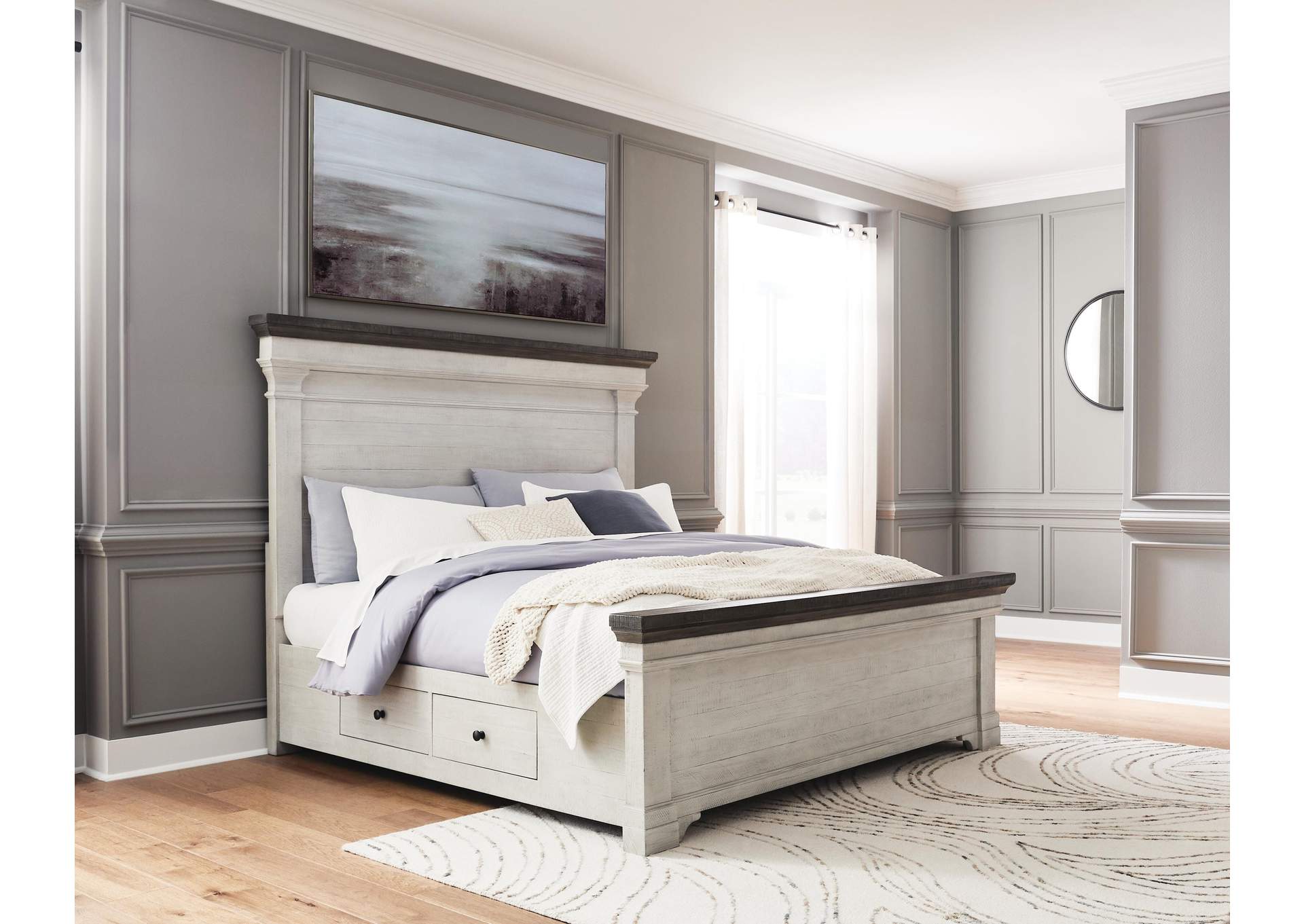 Havalance King Panel Storage Bed, Dresser and Mirror image 10