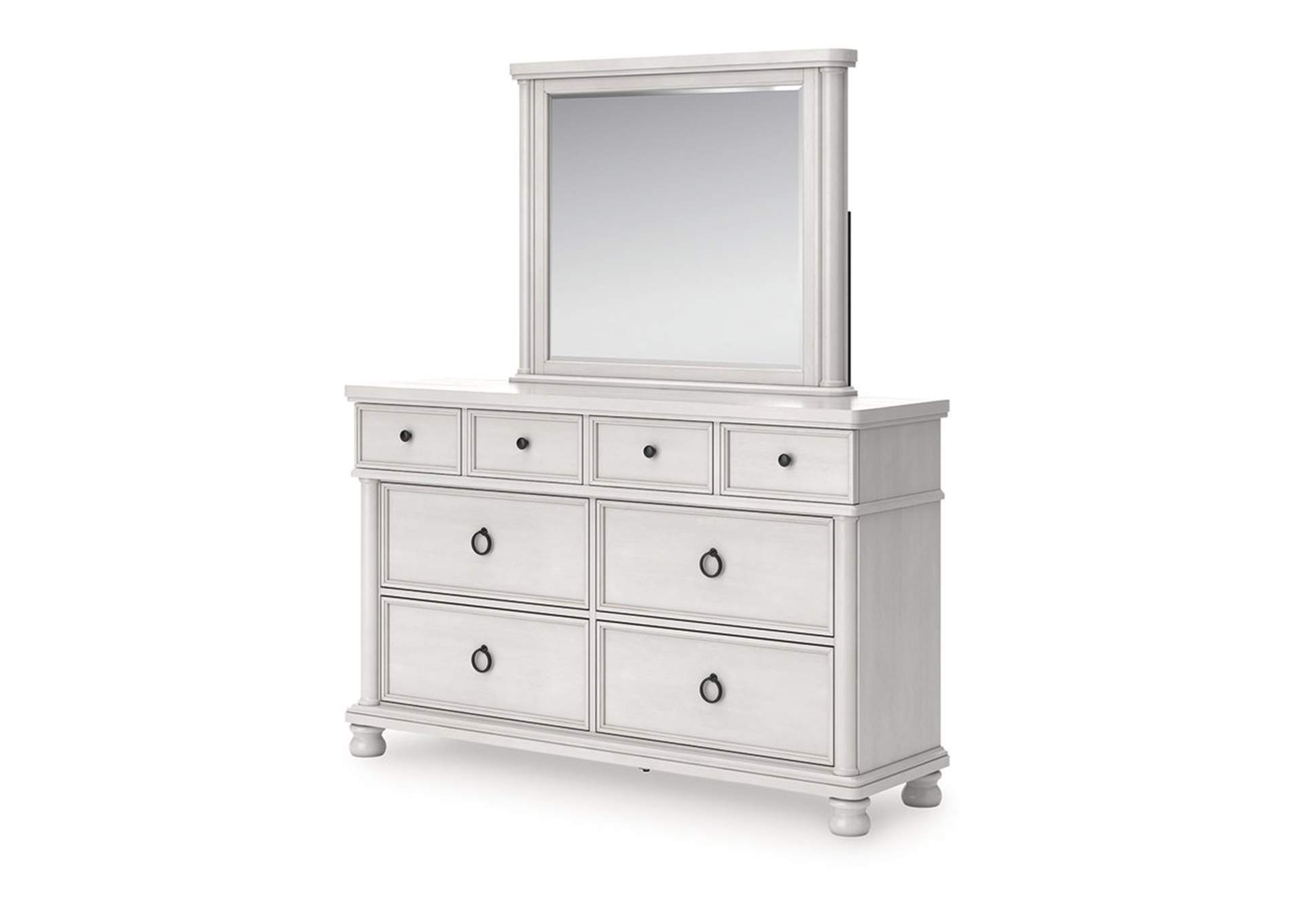 Chadworth California King Poster Bed, Dresser, Mirror and Nightstand image 21