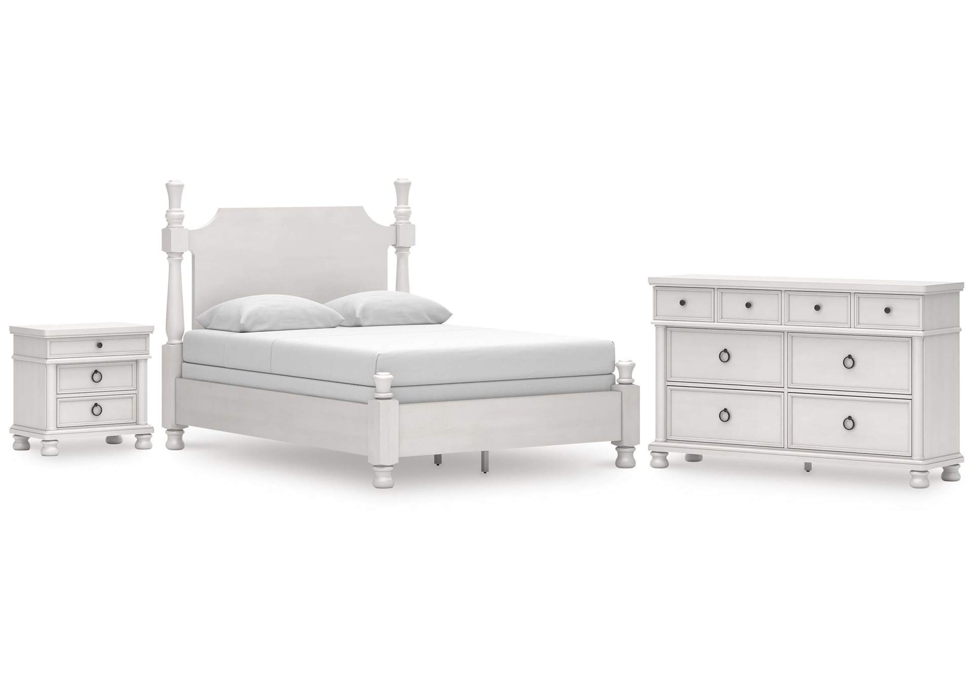 Chadworth Queen Poster Bed, Dresser and Nightstand image 1