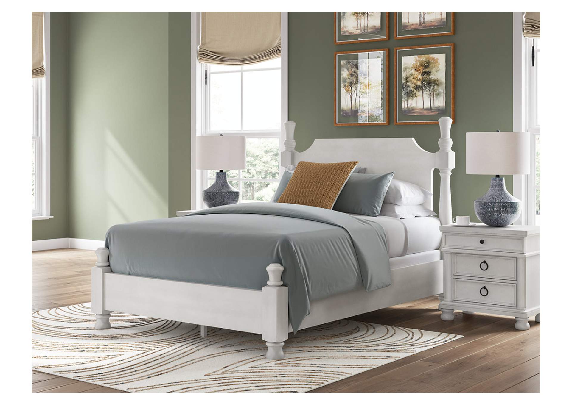 Chadworth Queen Poster Bed, Dresser and Mirror image 16