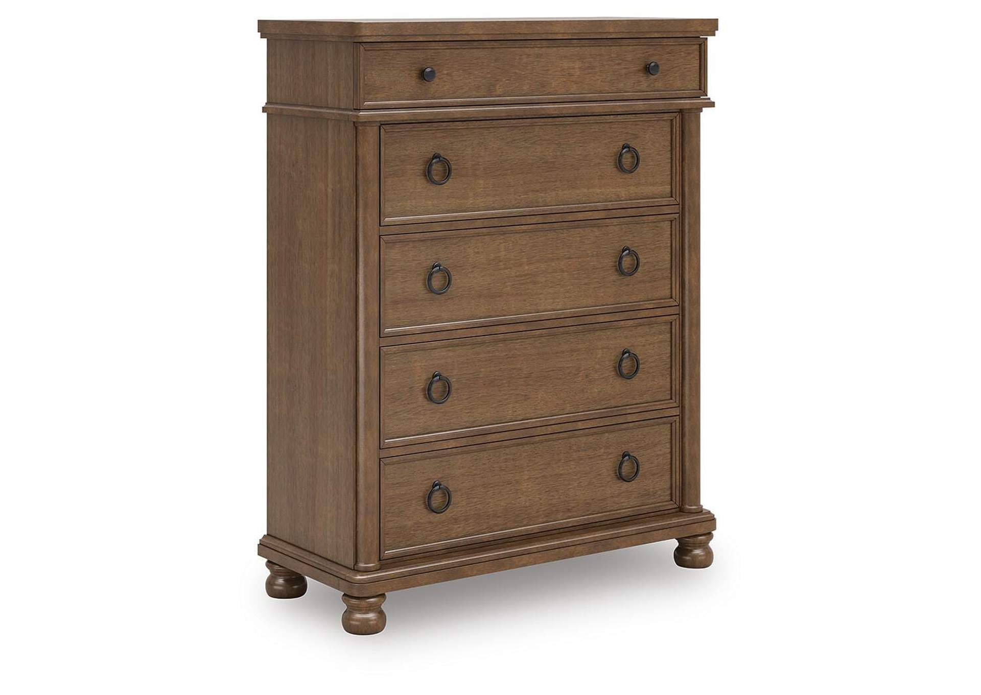Chadworth Queen Poster Bed with Dresser and Chest image 17