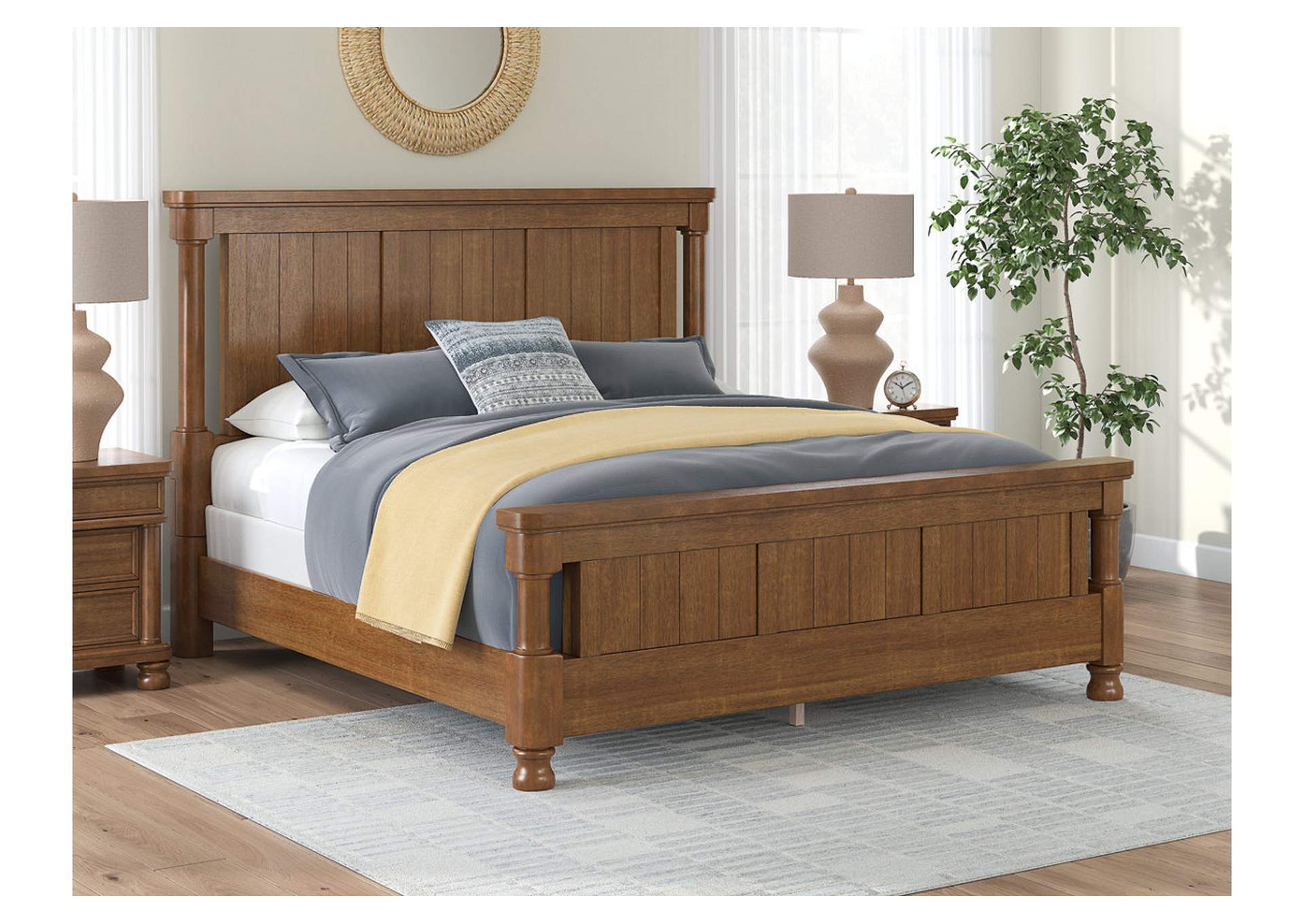 Rowlenstown King Poster Bed image 2