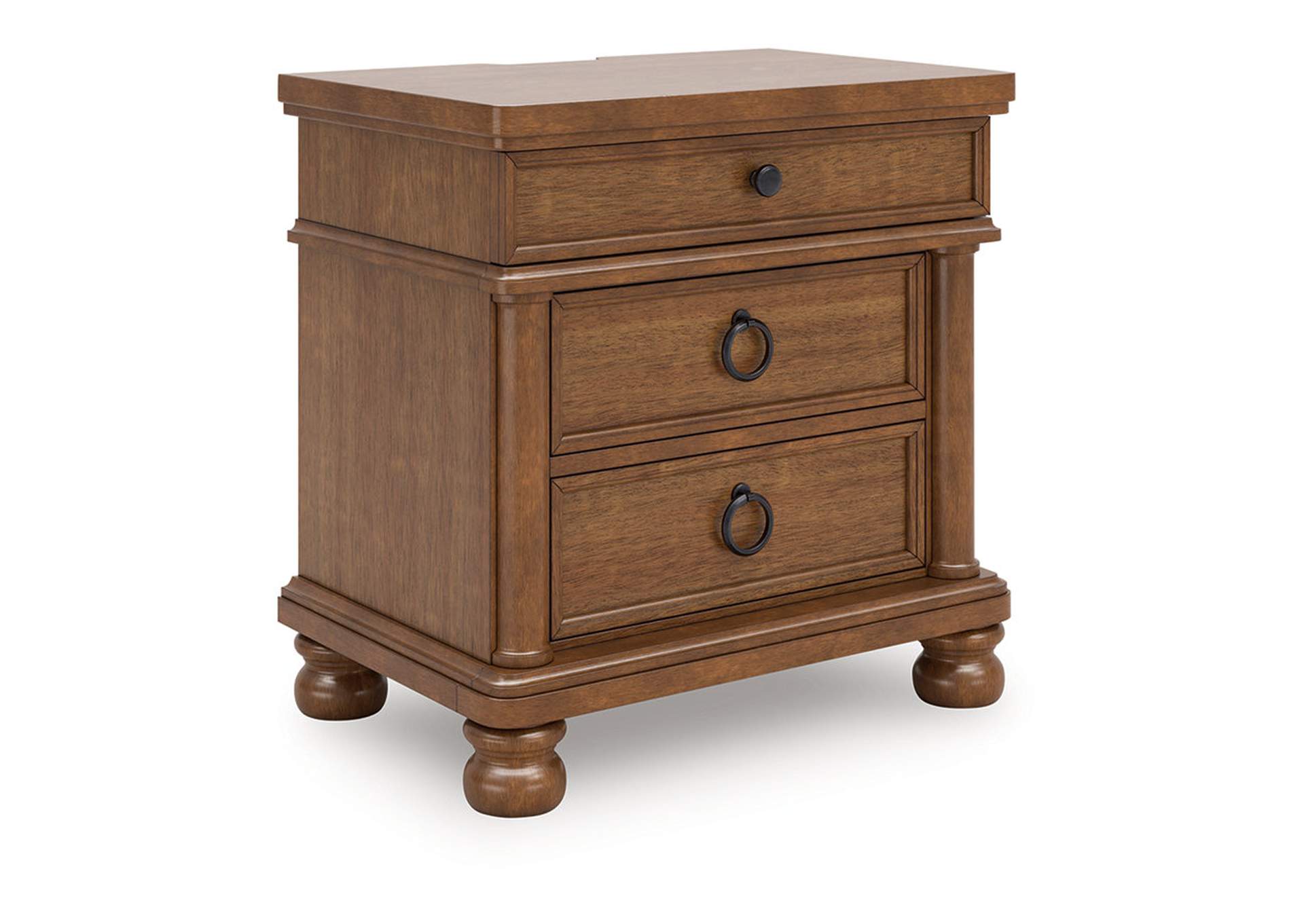 Chadworth Queen Poster Bed with Mirrored Dresser and Nightstand image 13