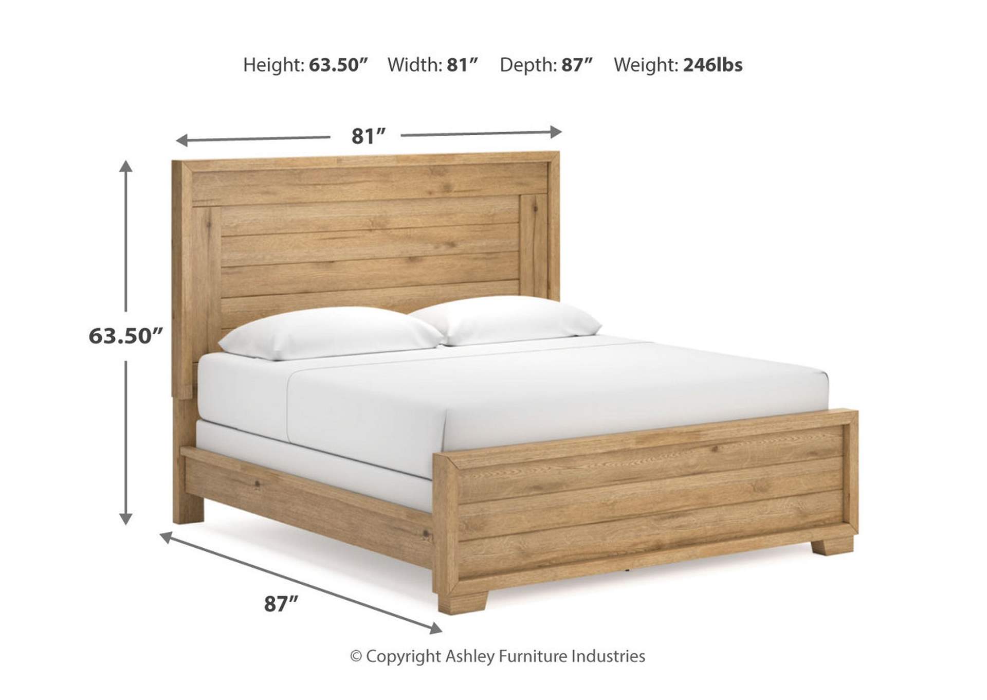 Galliden King Panel Bed image 13