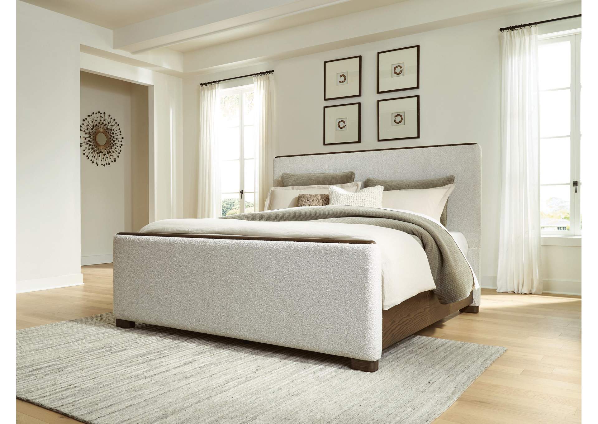 Radkin King Upholstered Panel Bed image 7