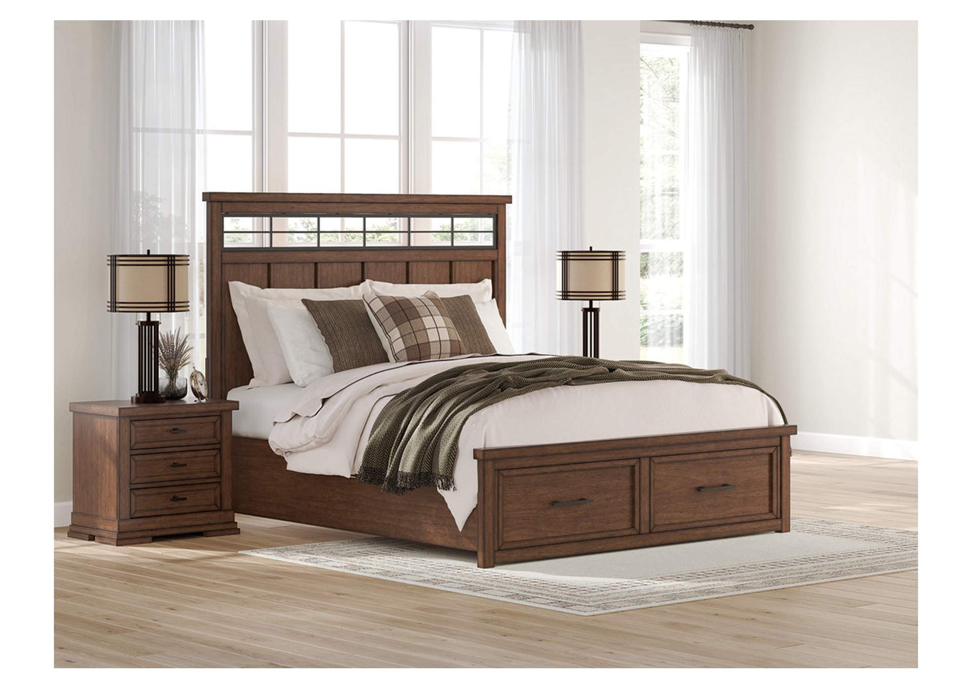 Taffenbrook California King Panel Storage Bed image 3