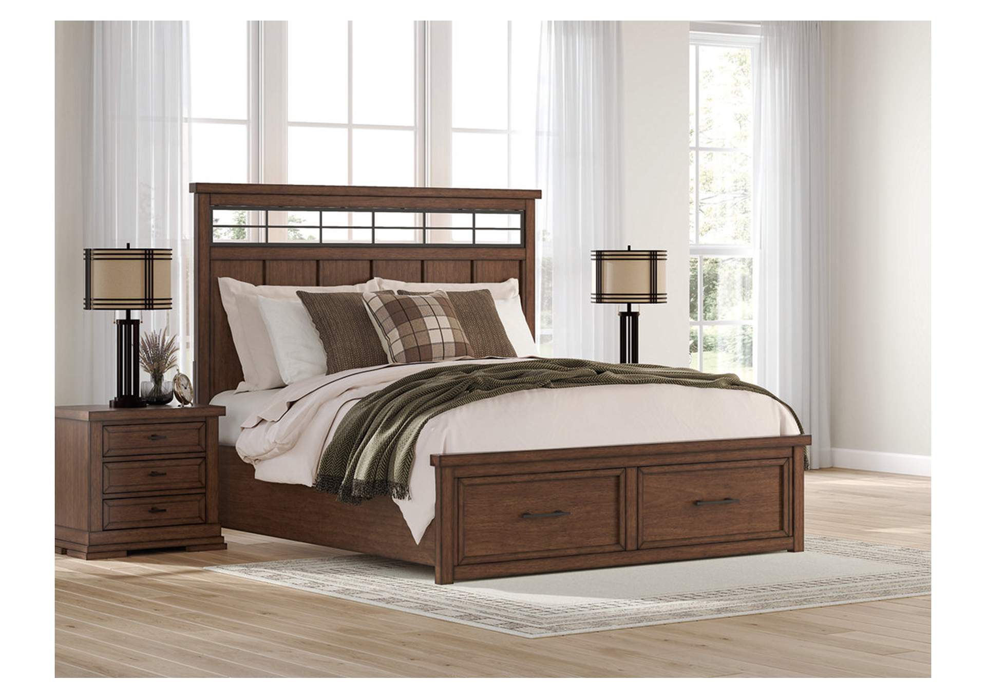 Taffenbrook King Panel Storage Bed image 2