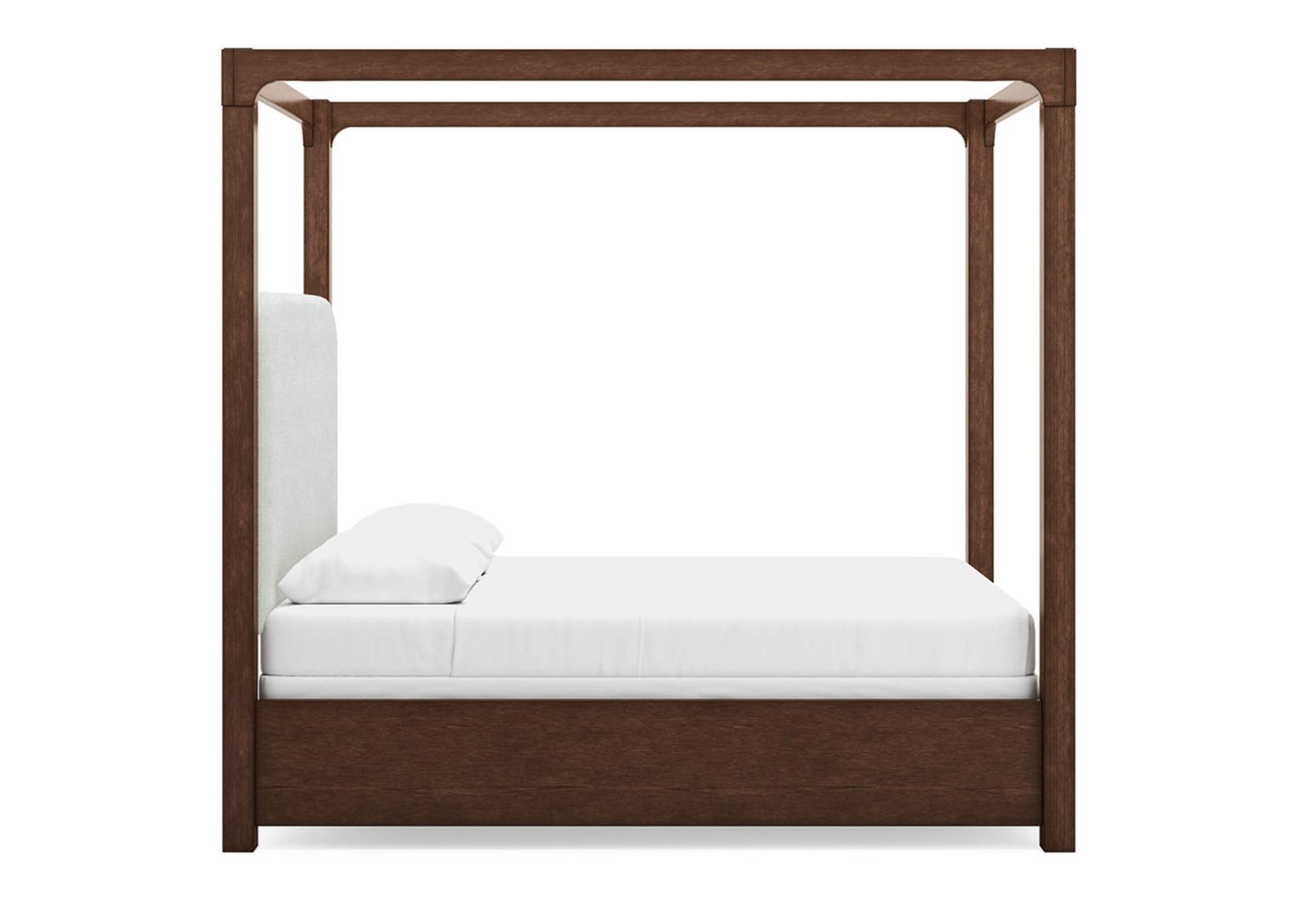 キャサリン！ Breckington Queen Upholstered Canopy Bed
