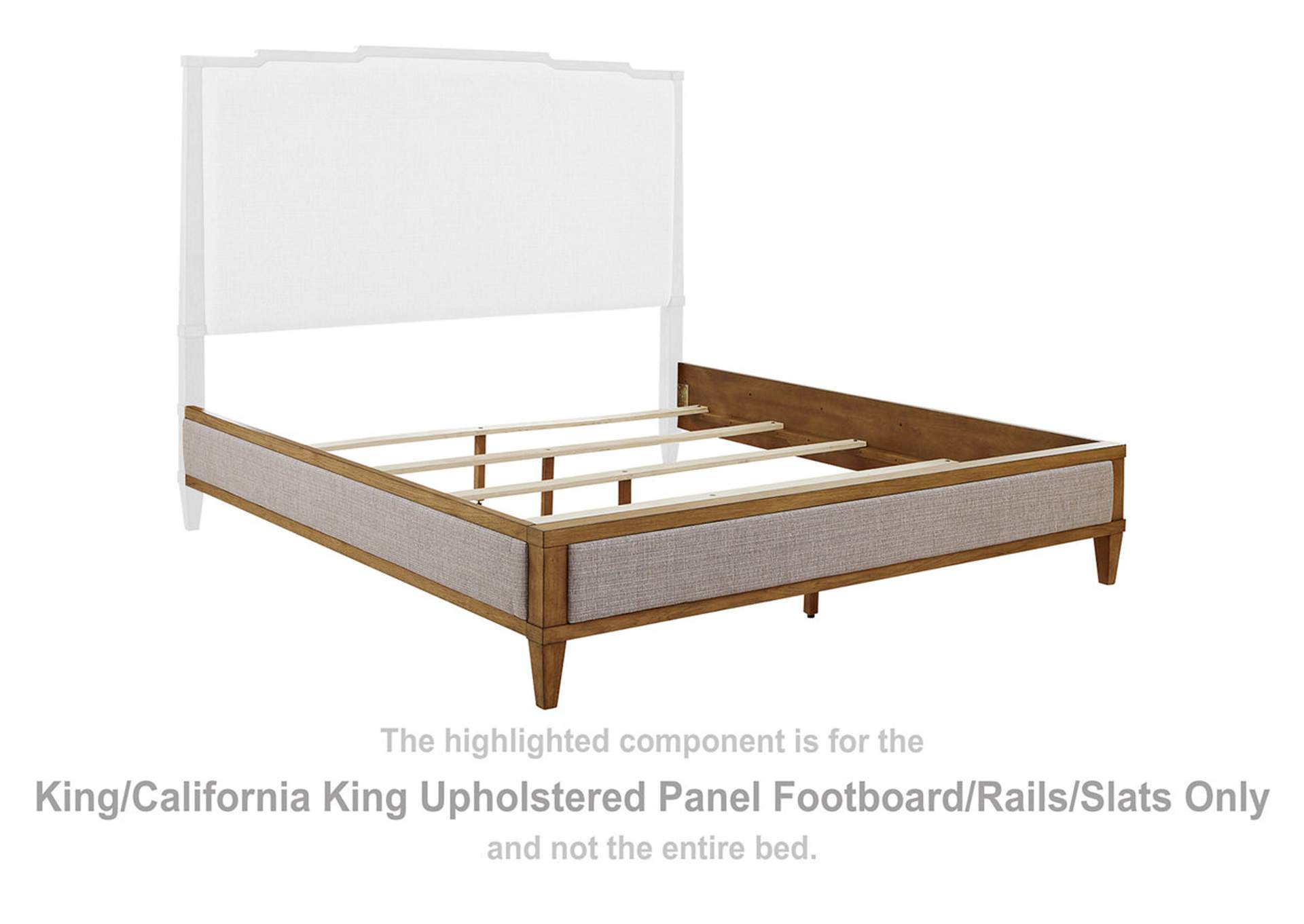 Sharlance King Upholstered Panel Bed image 6