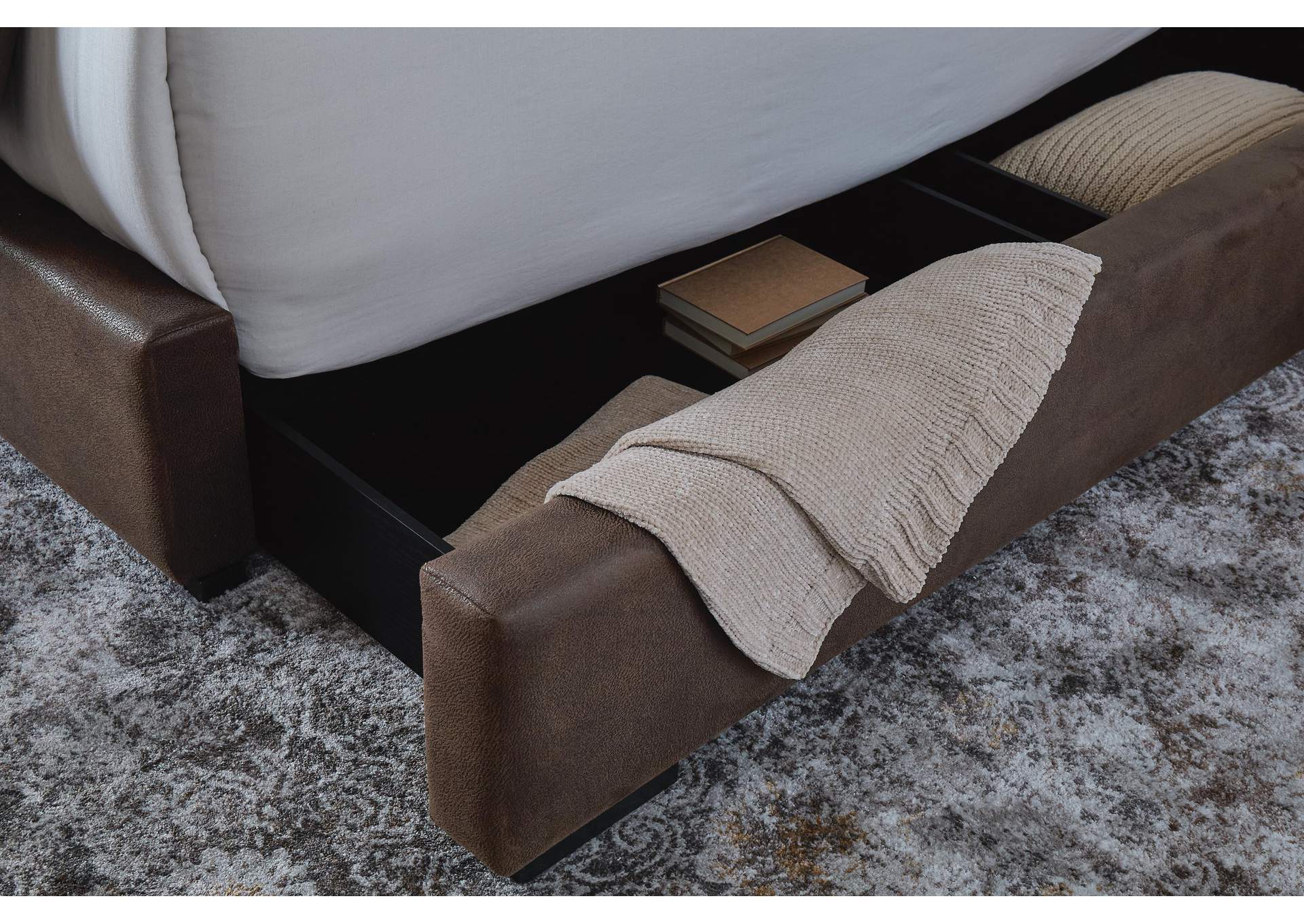 Lavernty King Upholstered Storage Bed image 8