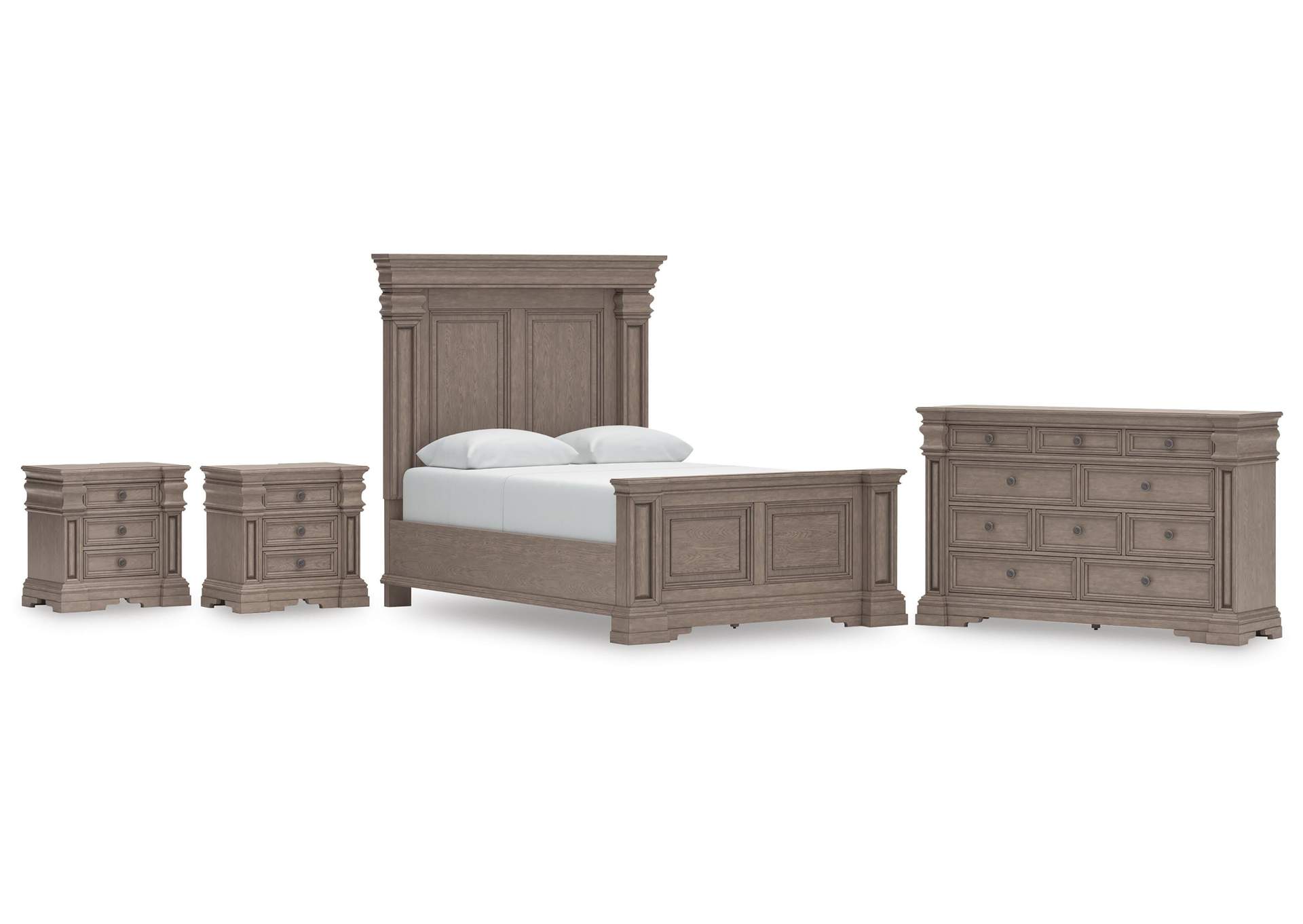 Blairhurst Queen Panel Bed, Dresser and 2 Nightstands image 1