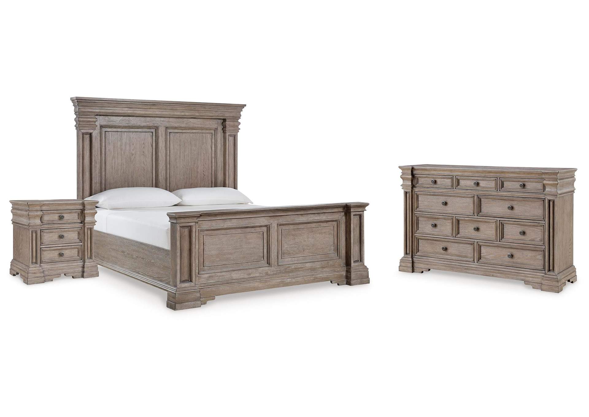 Blairhurst King Panel Bed with Dresser and Nightstand image 1