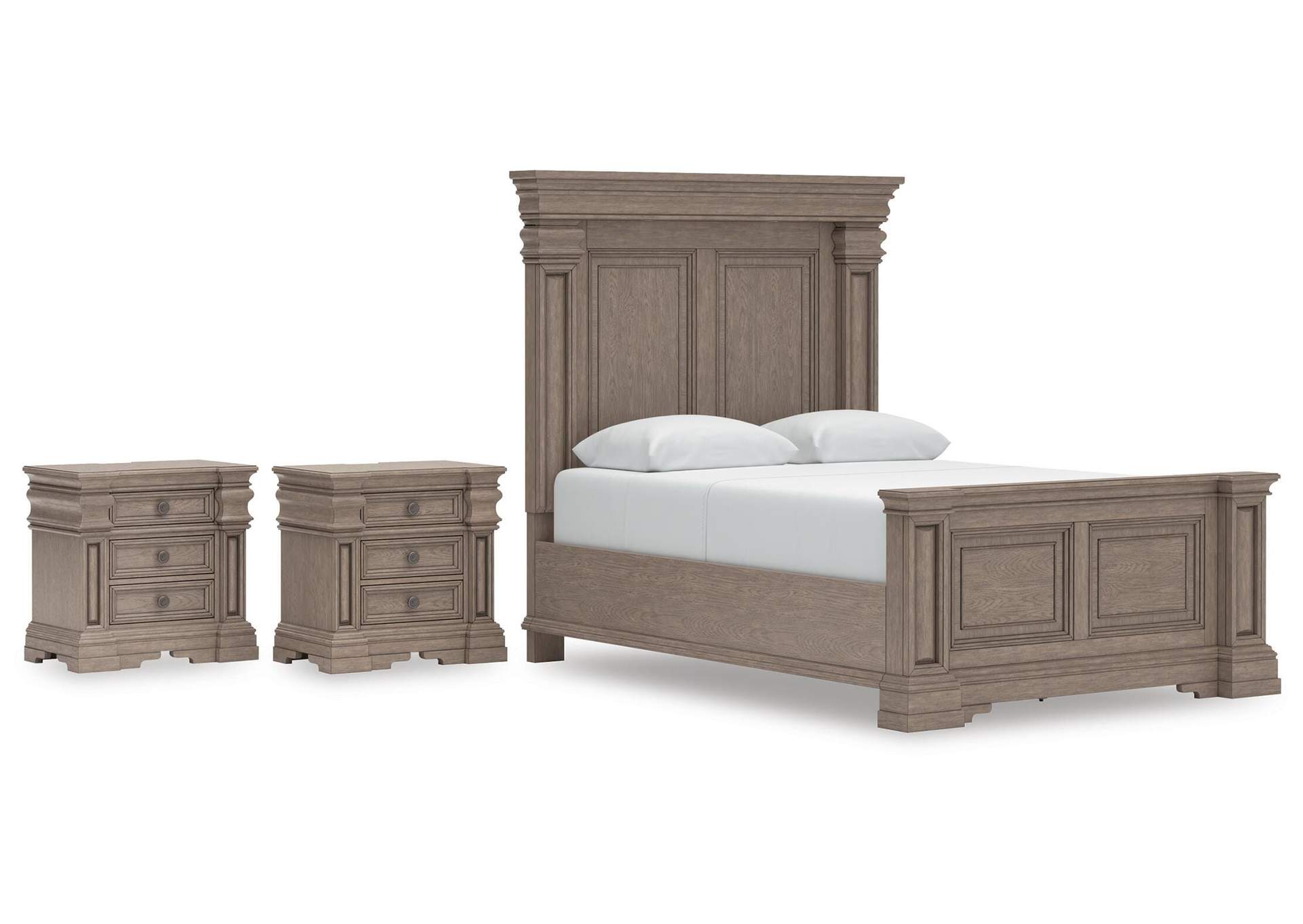 Blairhurst Queen Panel Bed and 2 Nightstands image 1