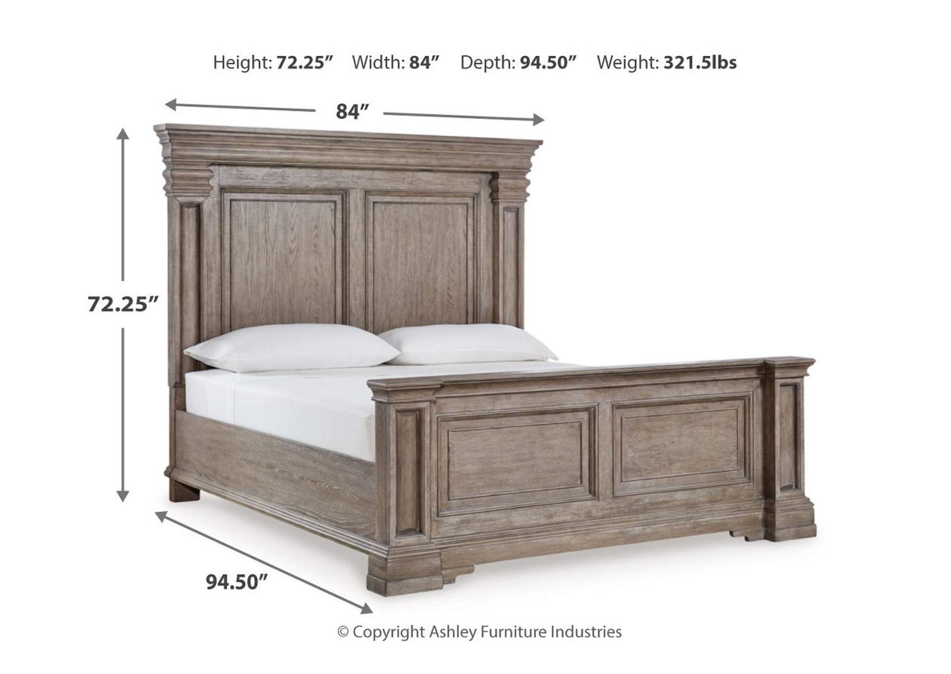 Blairhurst California King Panel Bed image 9