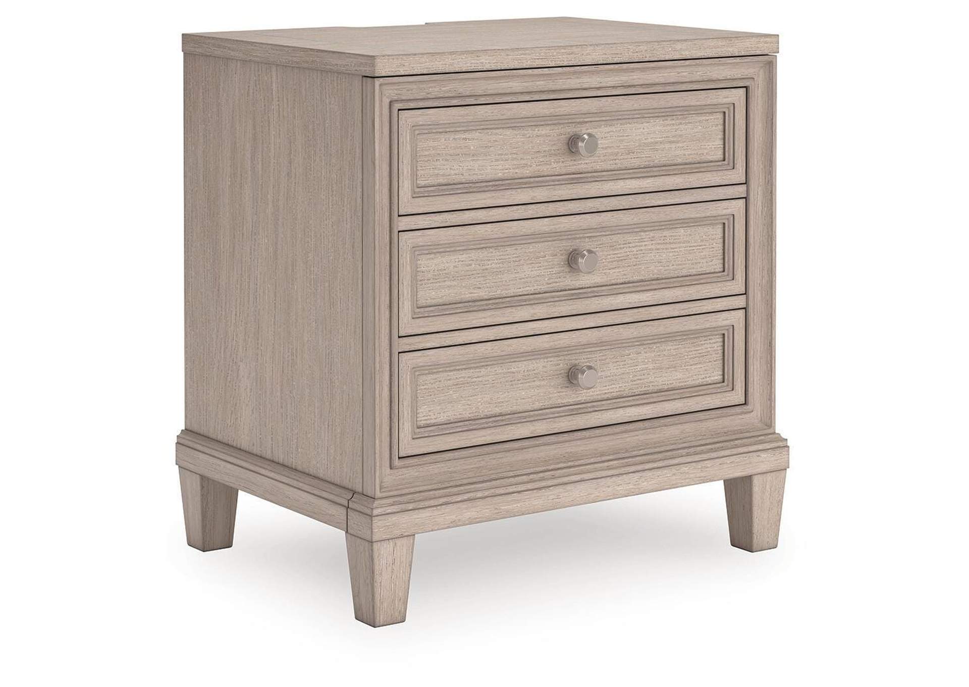 Jorlaina King Upholstered Panel Bed with Mirrored Dresser and Nightstand image 16