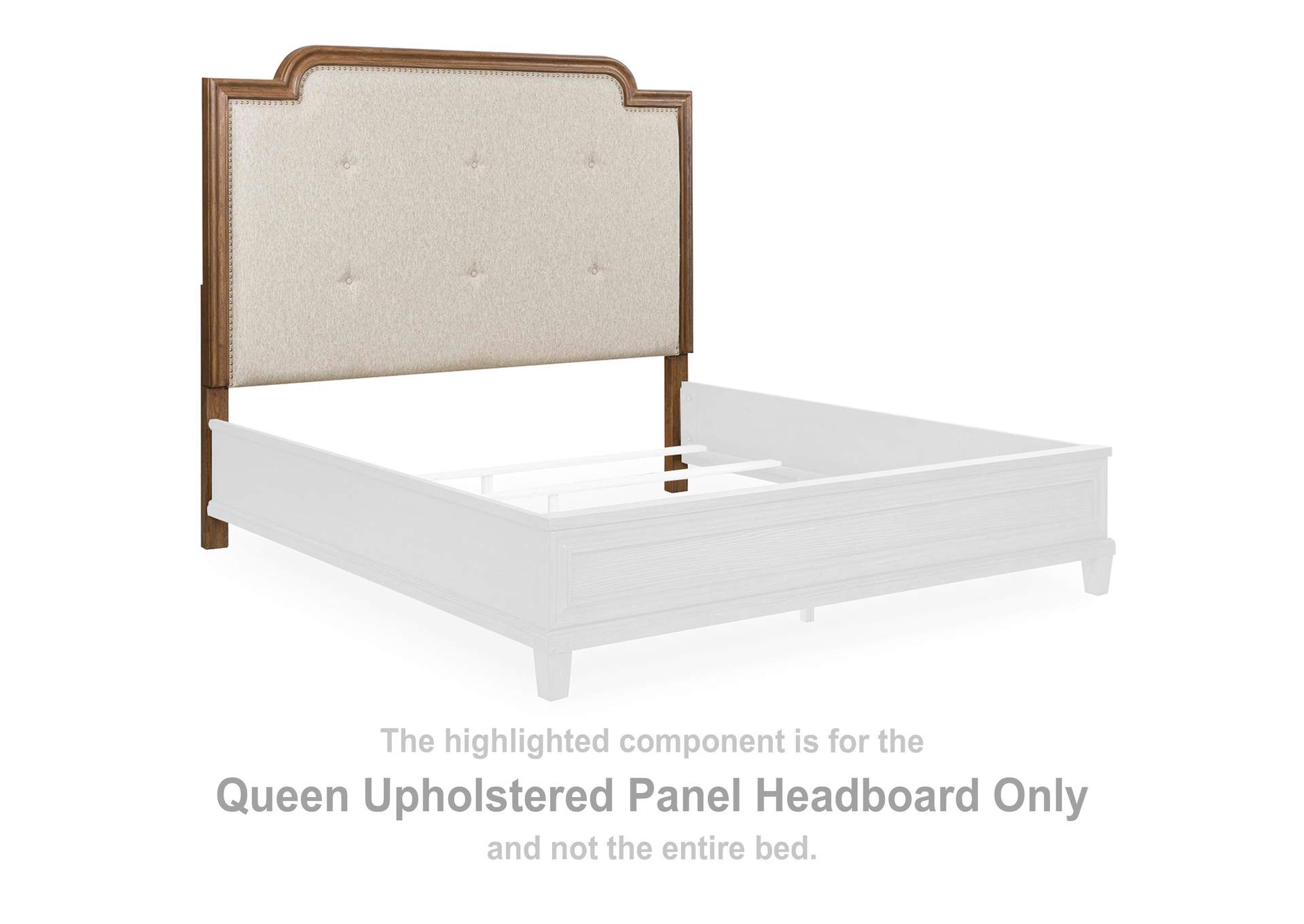 Jorlaina Queen Upholstered Panel Bed image 4