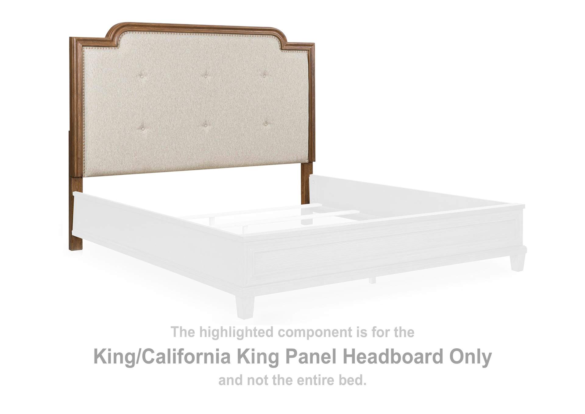 Jorlaina California King Upholstered Panel Bed image 3