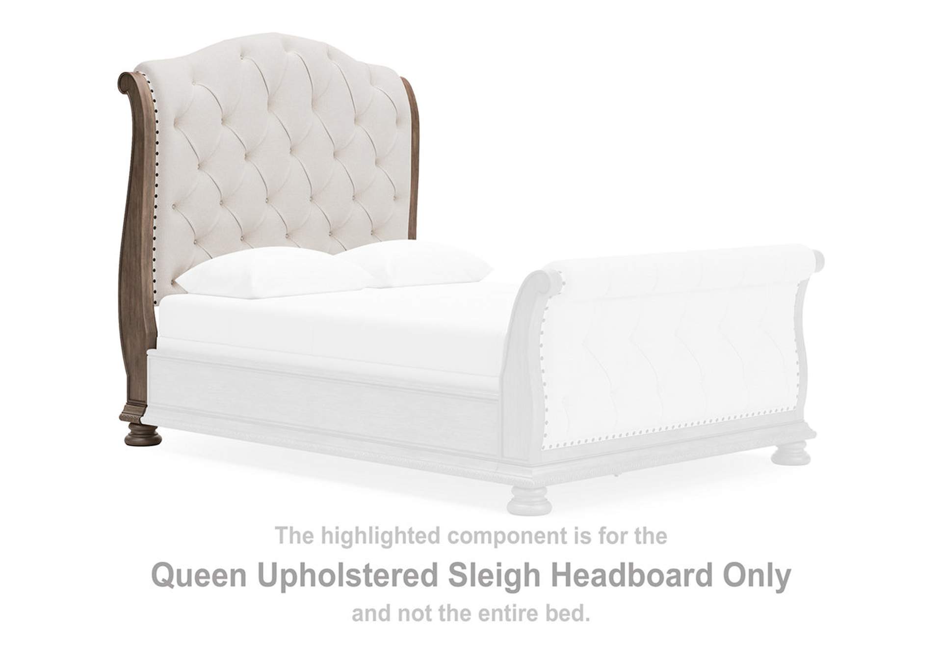 Ardenfield Queen Upholstered Sleigh Bed