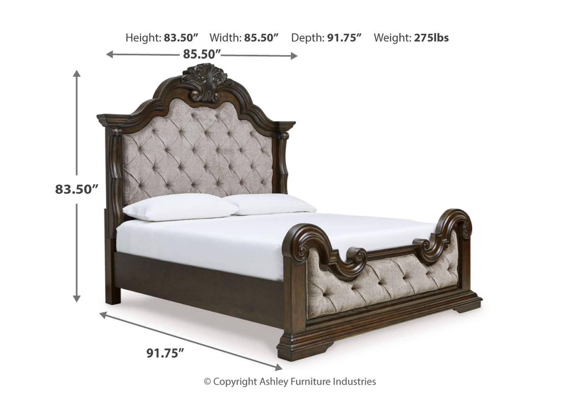 Maylee King Upholstered Bed image 10