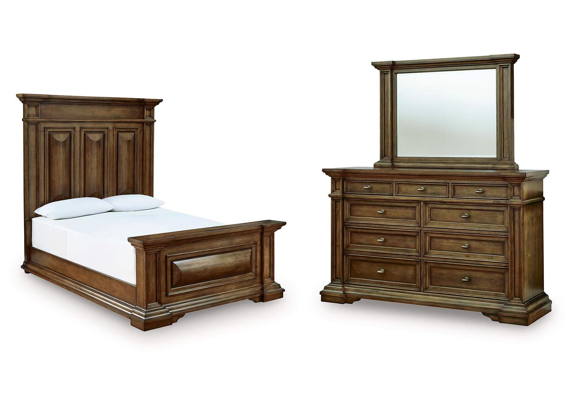 Frantanna Queen Panel Bed, Dresser and Mirror image 1