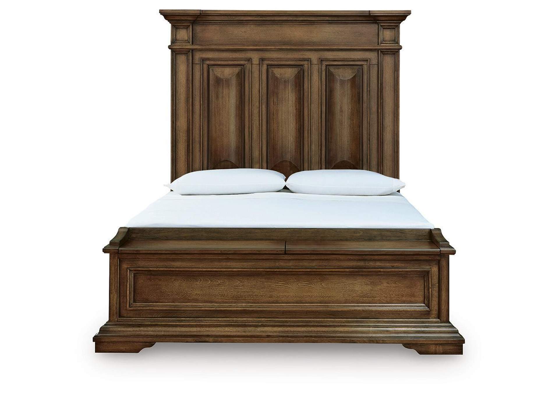 Frantanna Queen Panel Storage Bed, Dresser and Mirror image 4