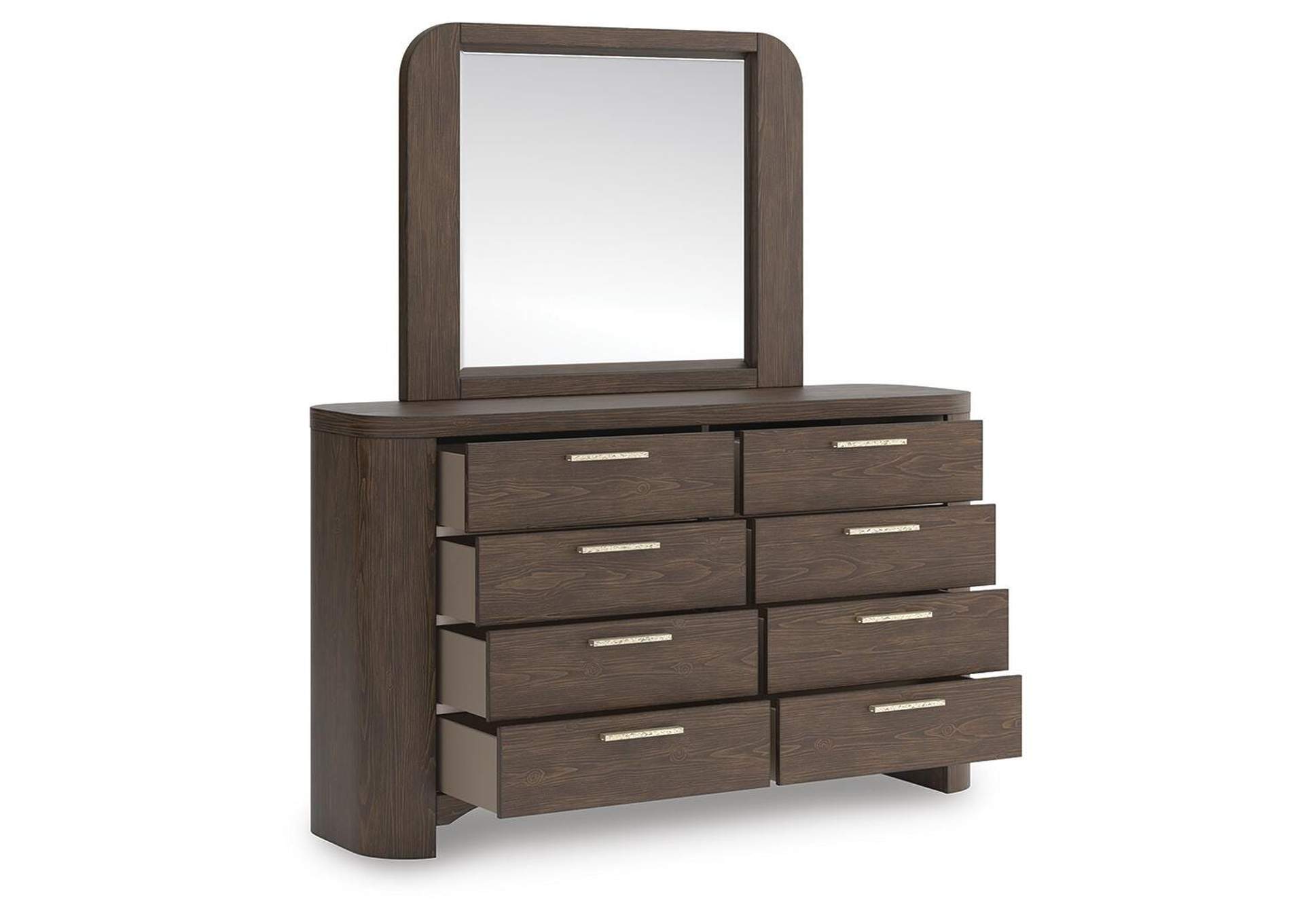 Neo Queen Panel Bed, Dresser and Mirror image 4