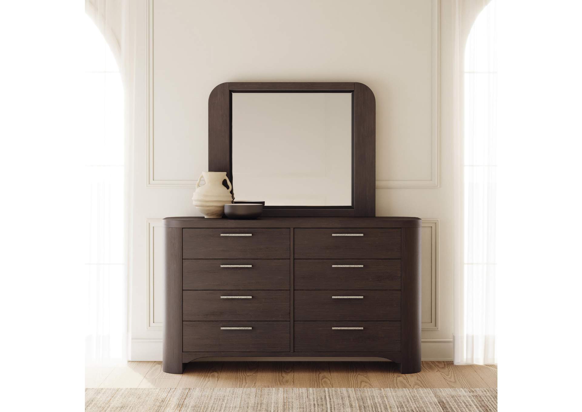 Neo King Panel Bed, Dresser and Mirror image 14