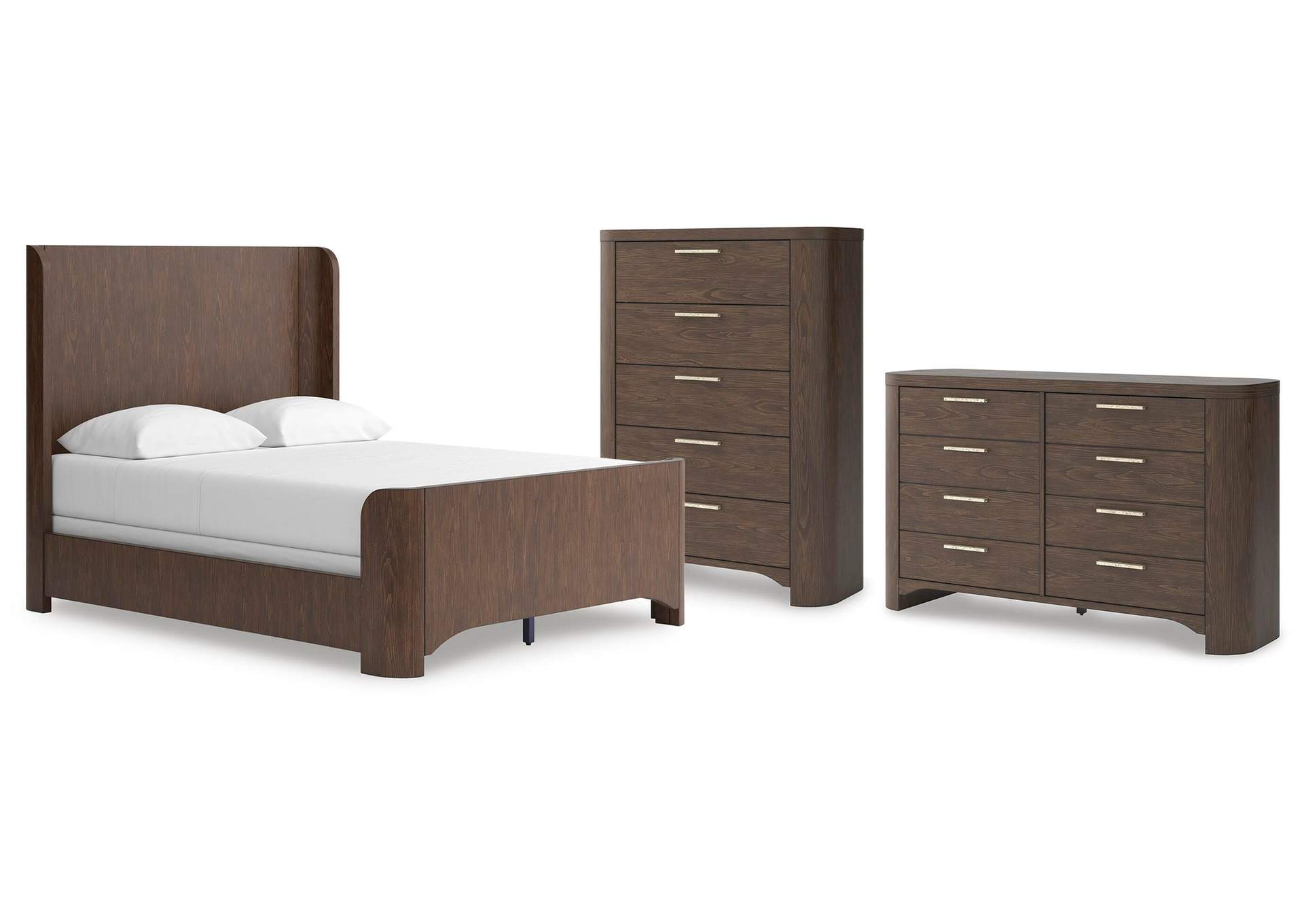 Neo Queen Panel Bed, Dresser and Chest image 1