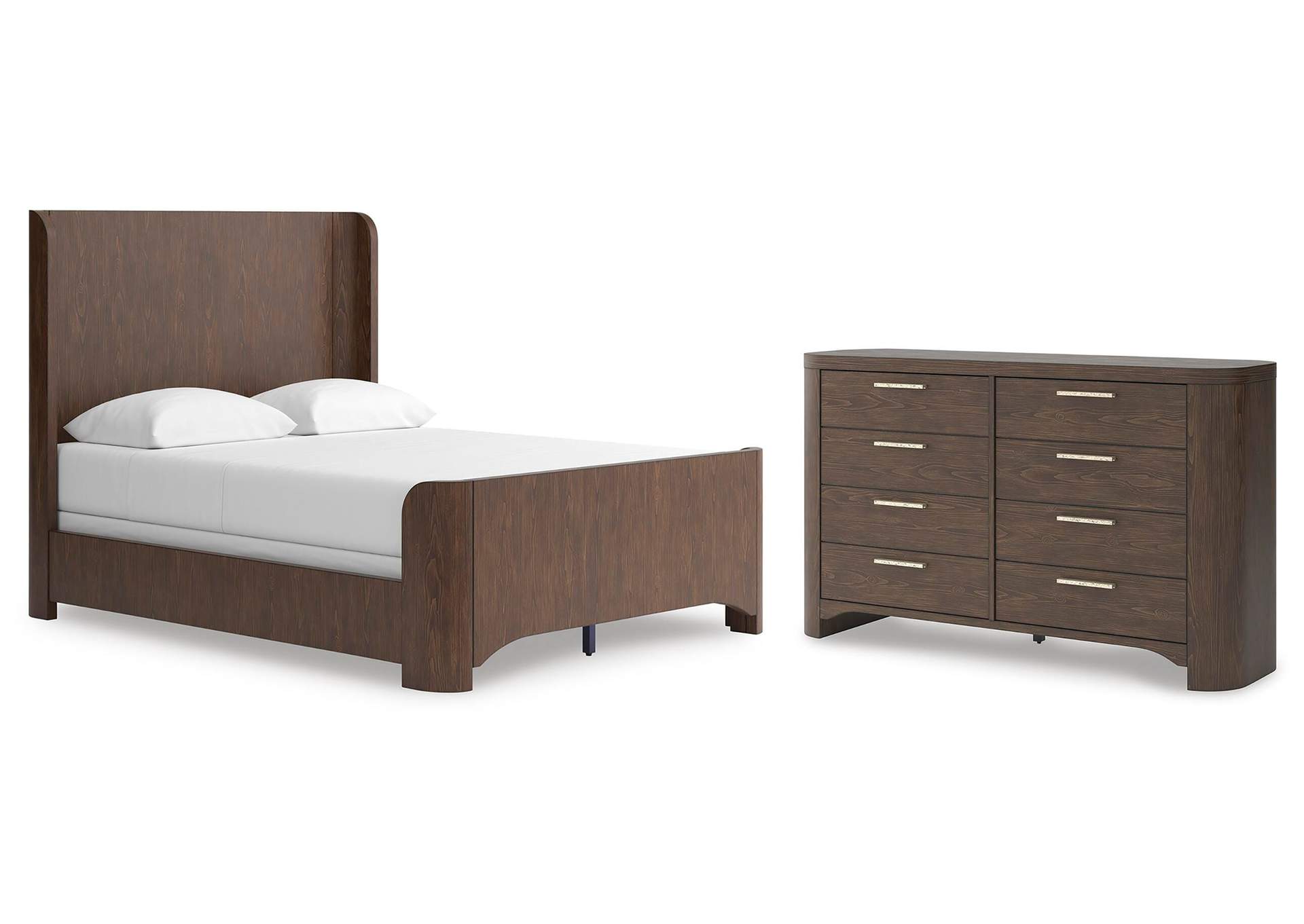 Neo Queen Panel Bed and Dresser image 1